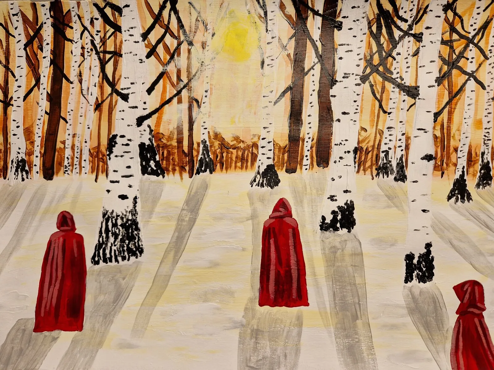 Akrylmålning Återkomsten av Therese Klaar