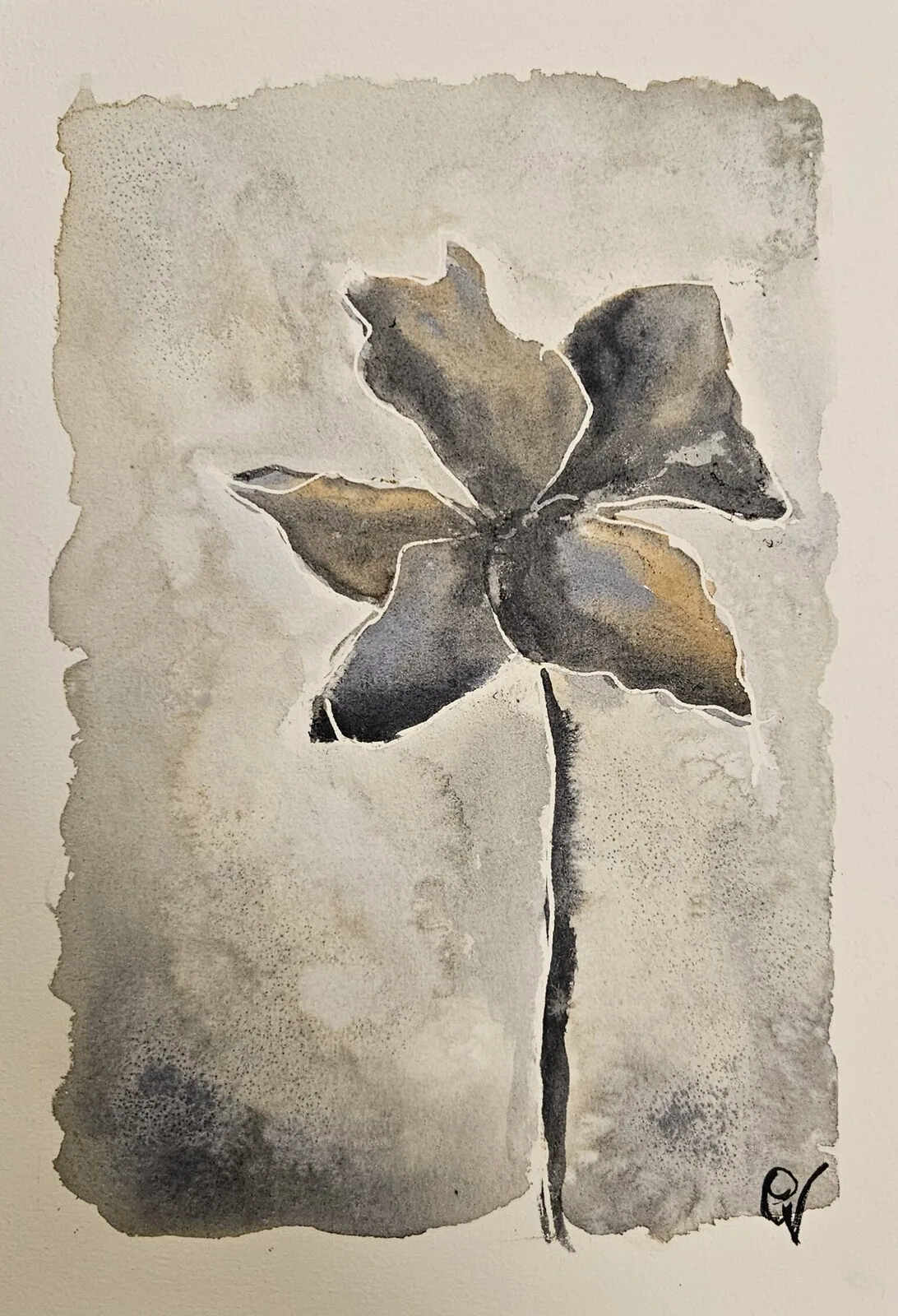 Akvarell Videros 2 av Gunilla Valdemarsdotter