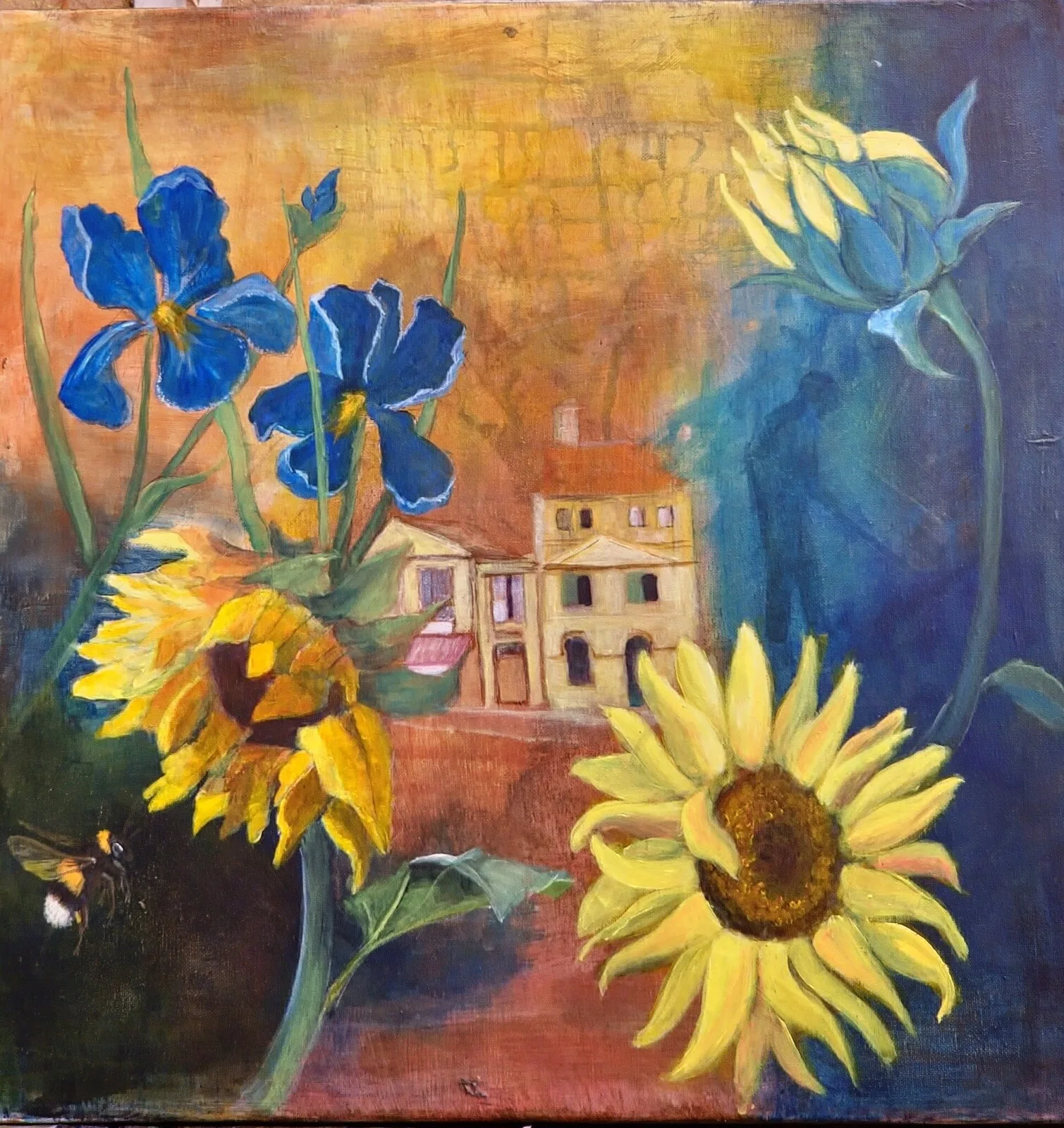 Akrylmålning av Marie Norgren