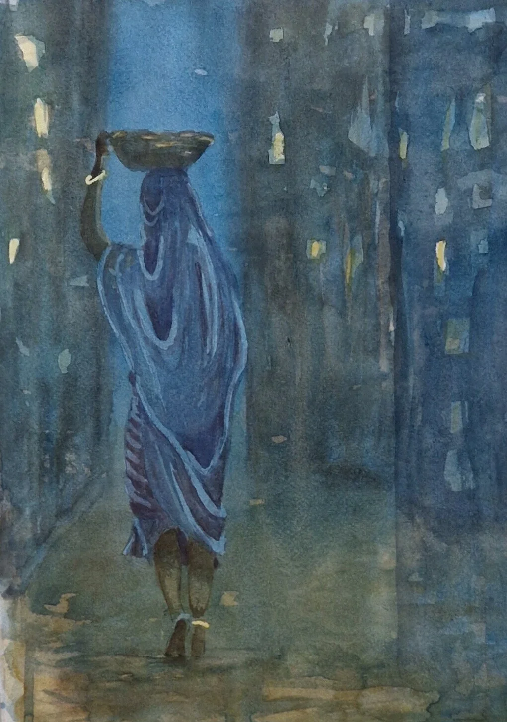 Akvarell av Marie Norgren