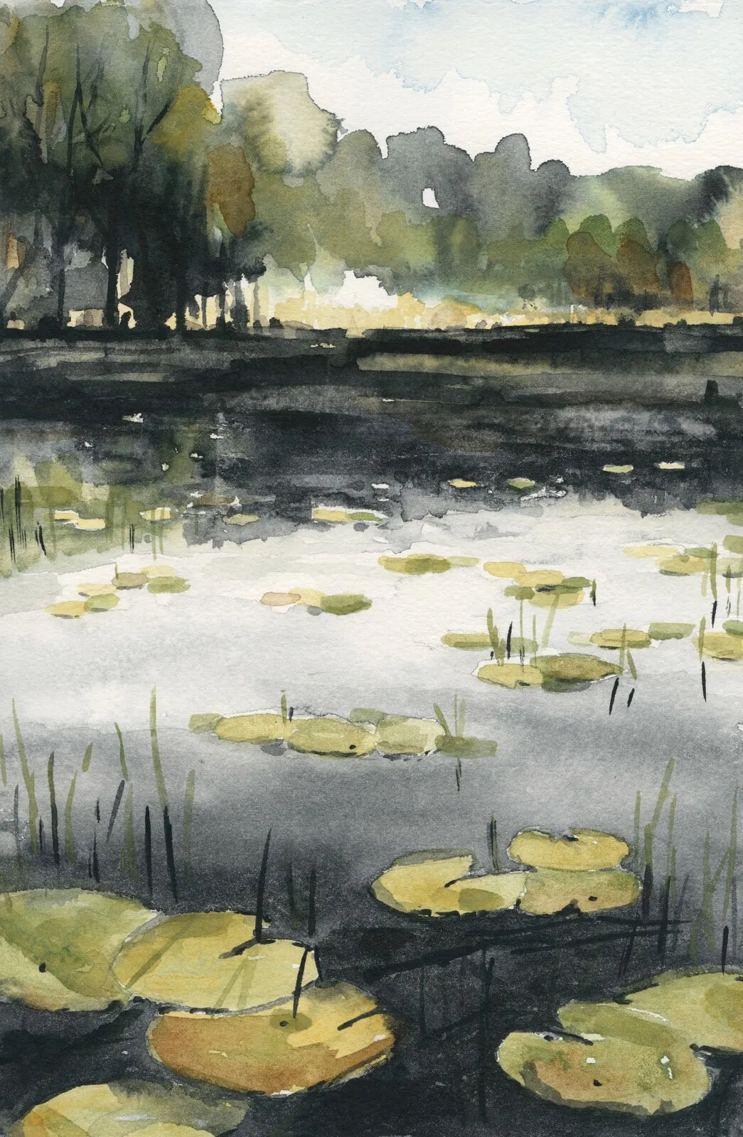 PRINT - Näckrosor av Malin Josefsson