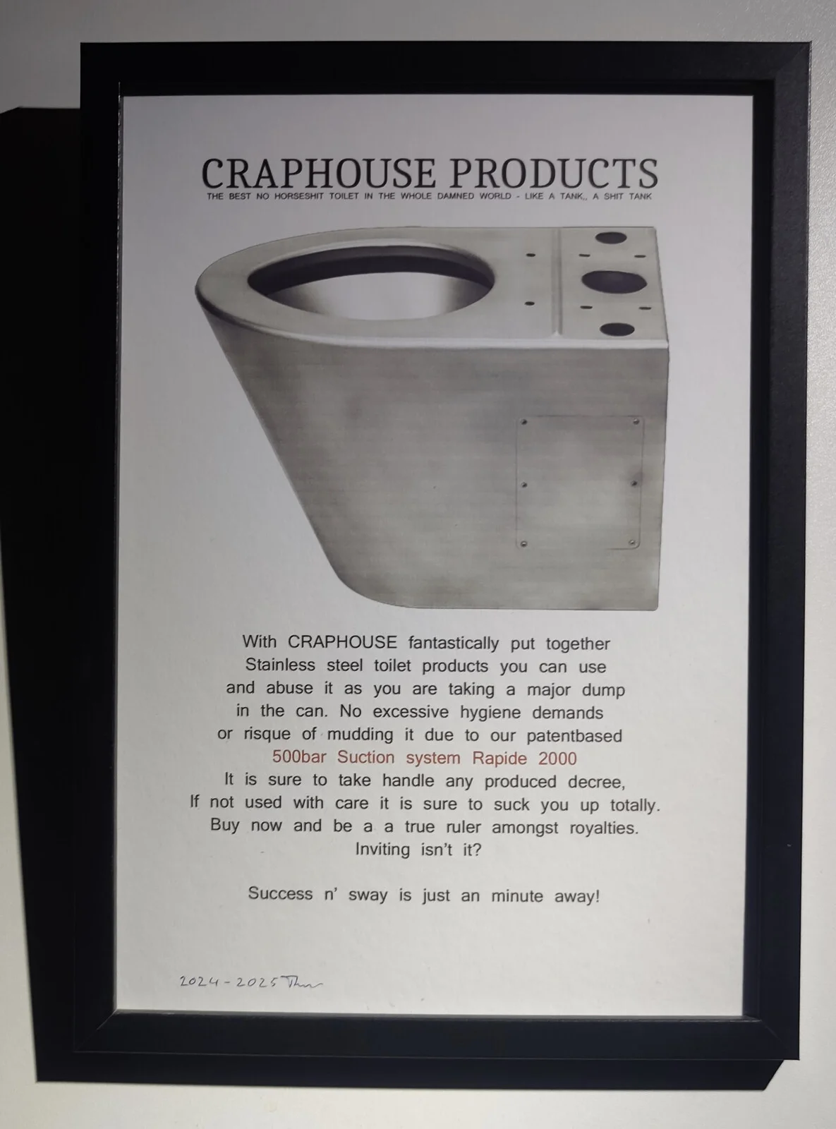 Produktplacering Craphouse av Thomas Lehtinen