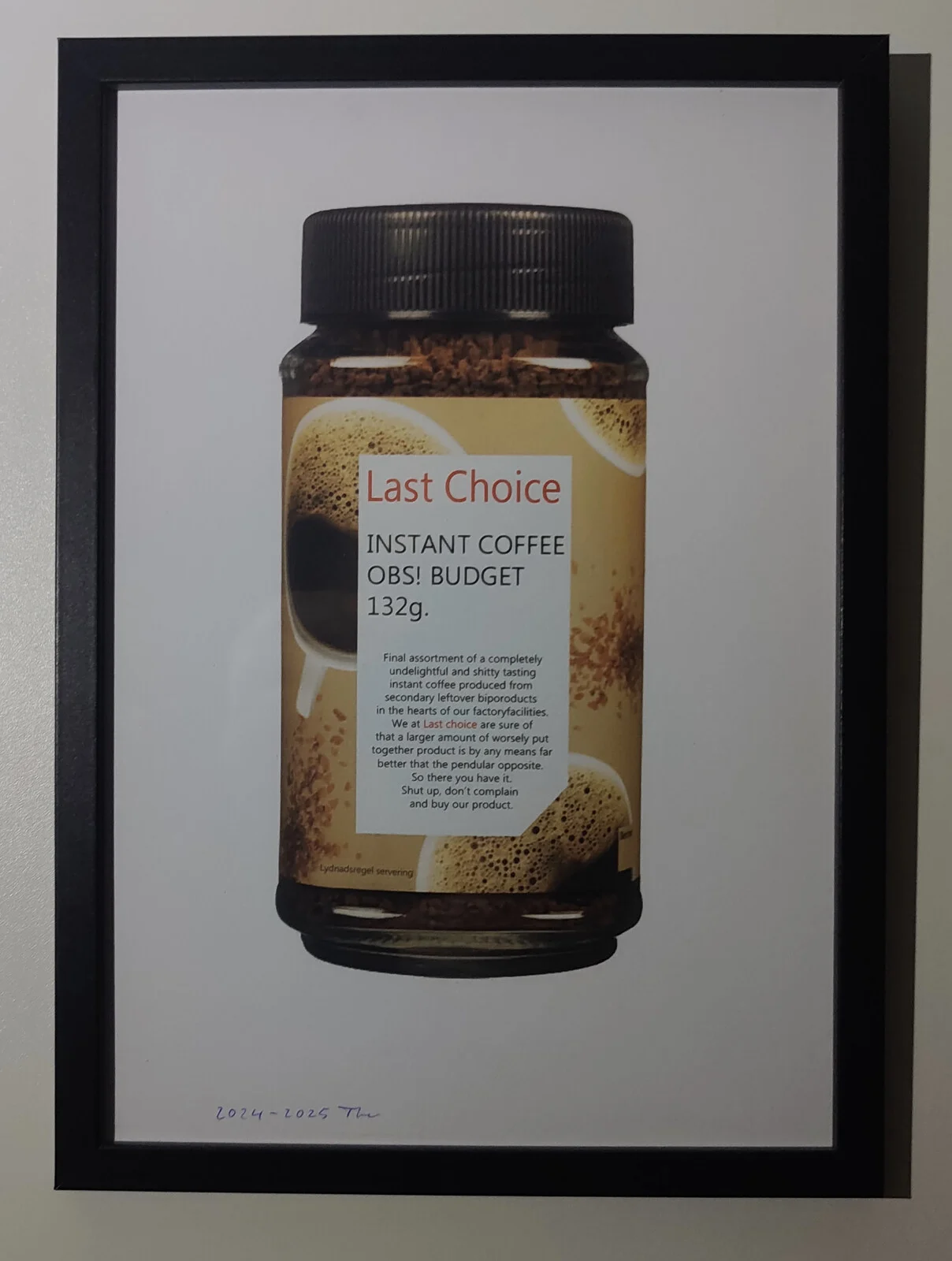 Produktplacering Last Choice av Thomas Lehtinen