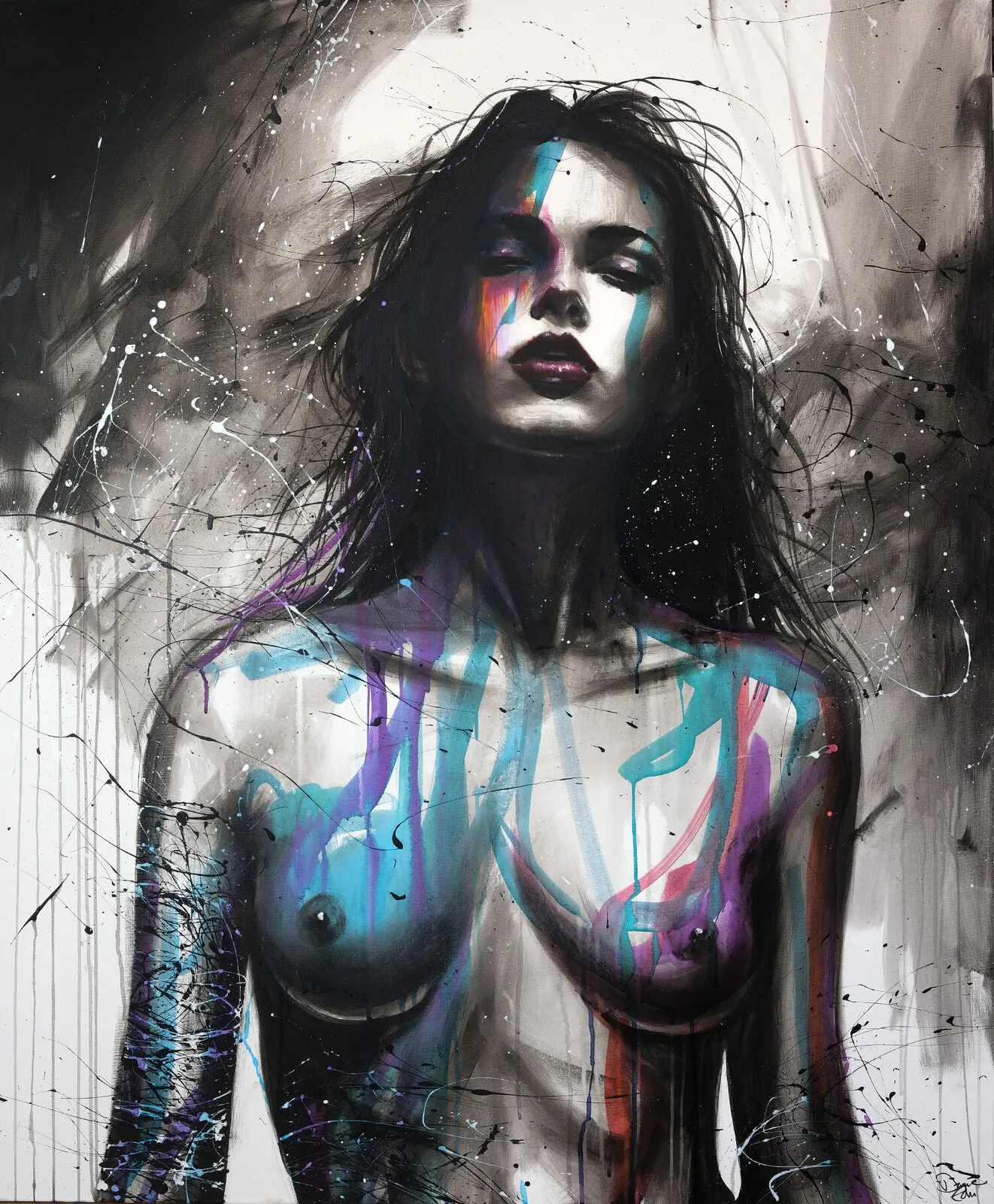 Akrylmålning Wild within av Studio Edin