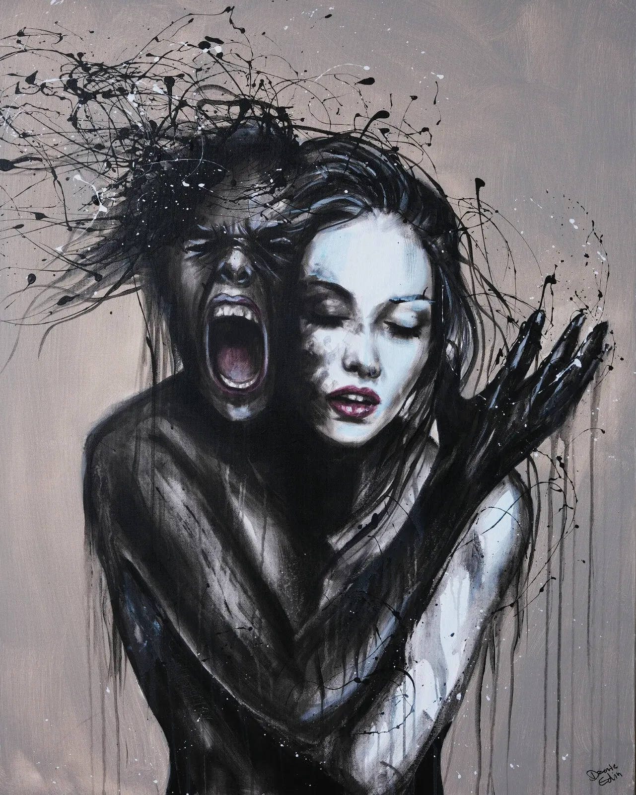 Akrylmålning The other side av Studio Edin