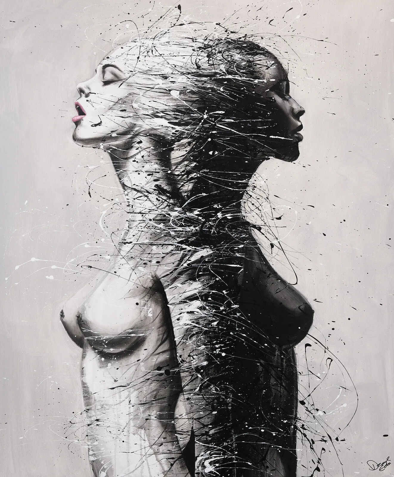 Akrylmålning Reflection av Studio Edin