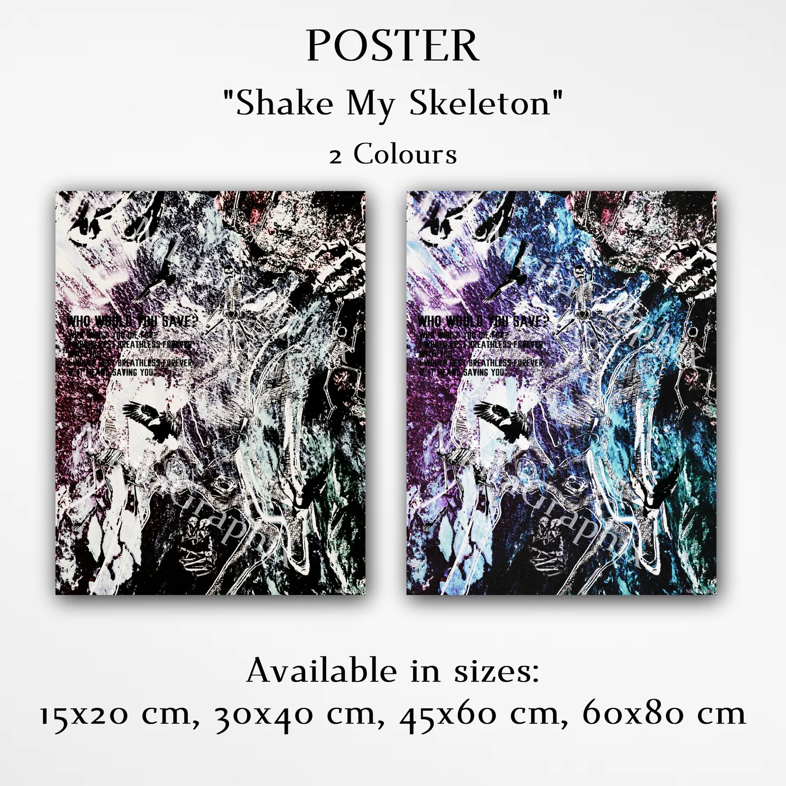 Poster - Shake My Skeleton av Nikita Emil