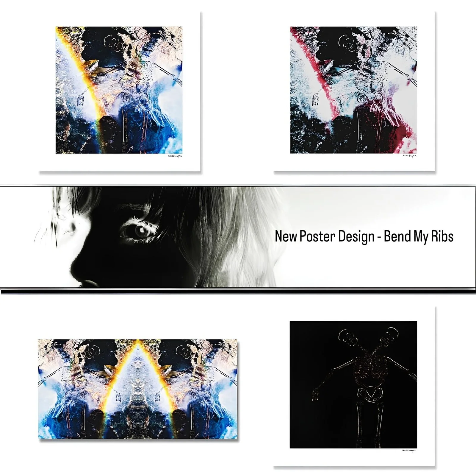 Poster - Bend My Ribs av Nikita Emil