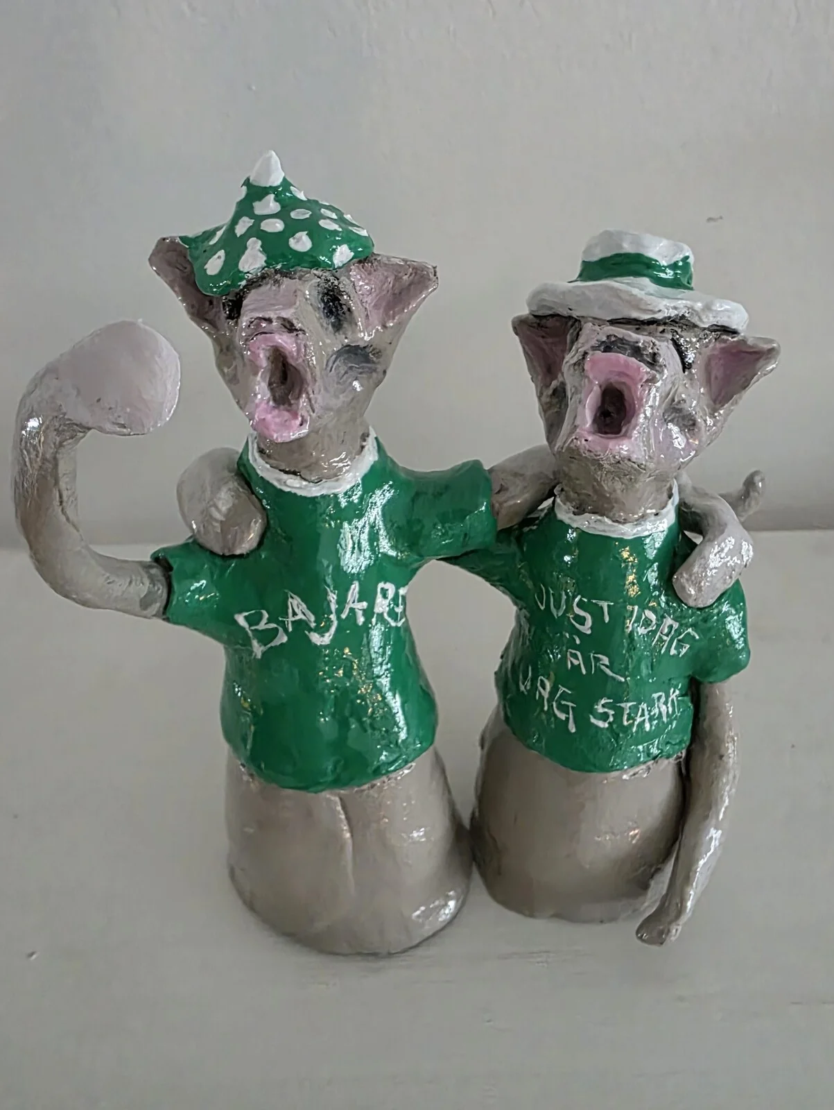 Skulptur Dags för derby! av Erika Eriksson