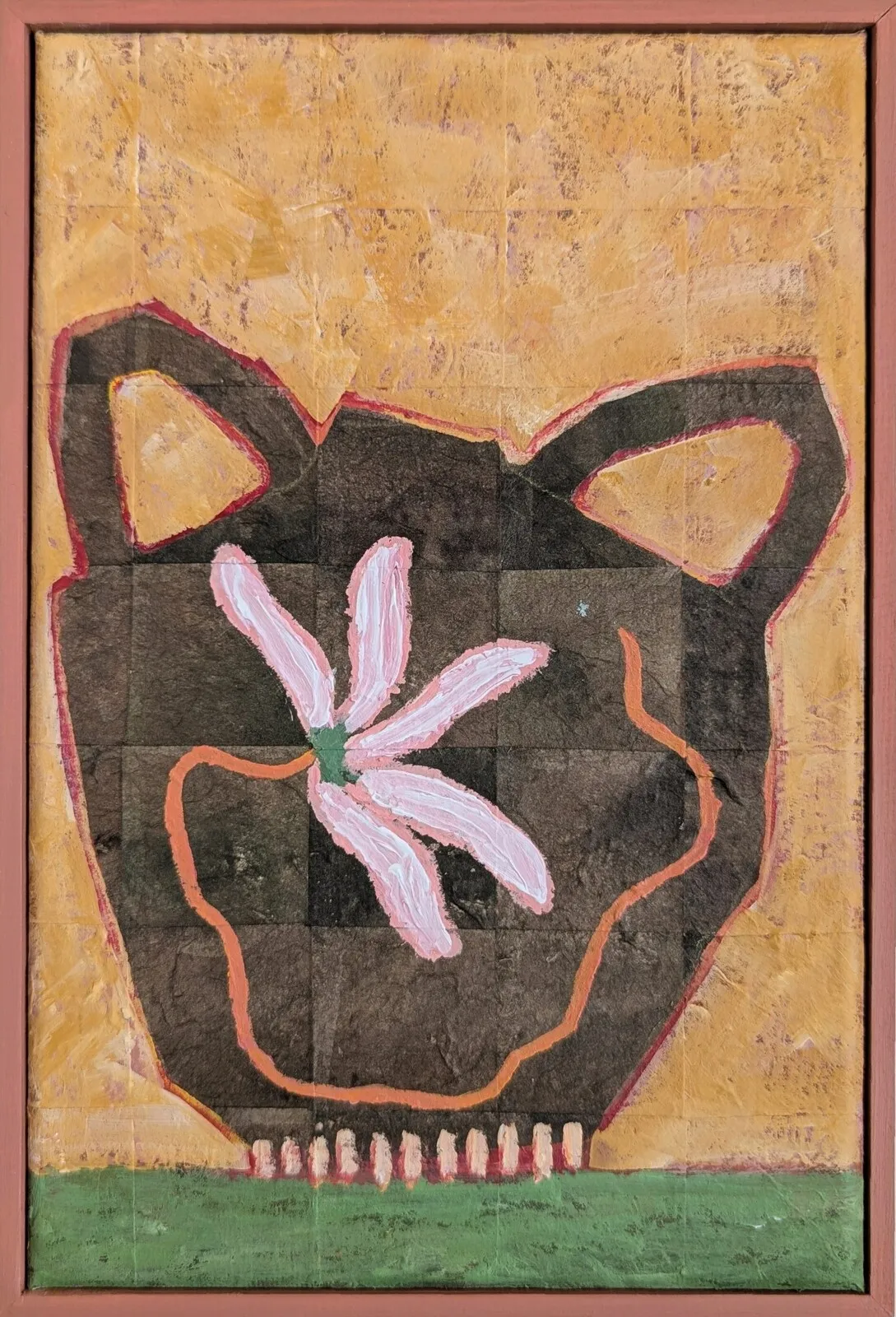 Brown Vase and a Blossom av Harika Zerman