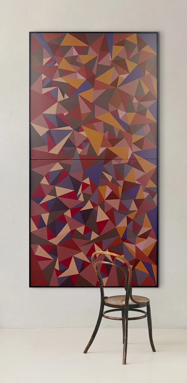 Akrylmålning Tritomi rote I, av David Amin