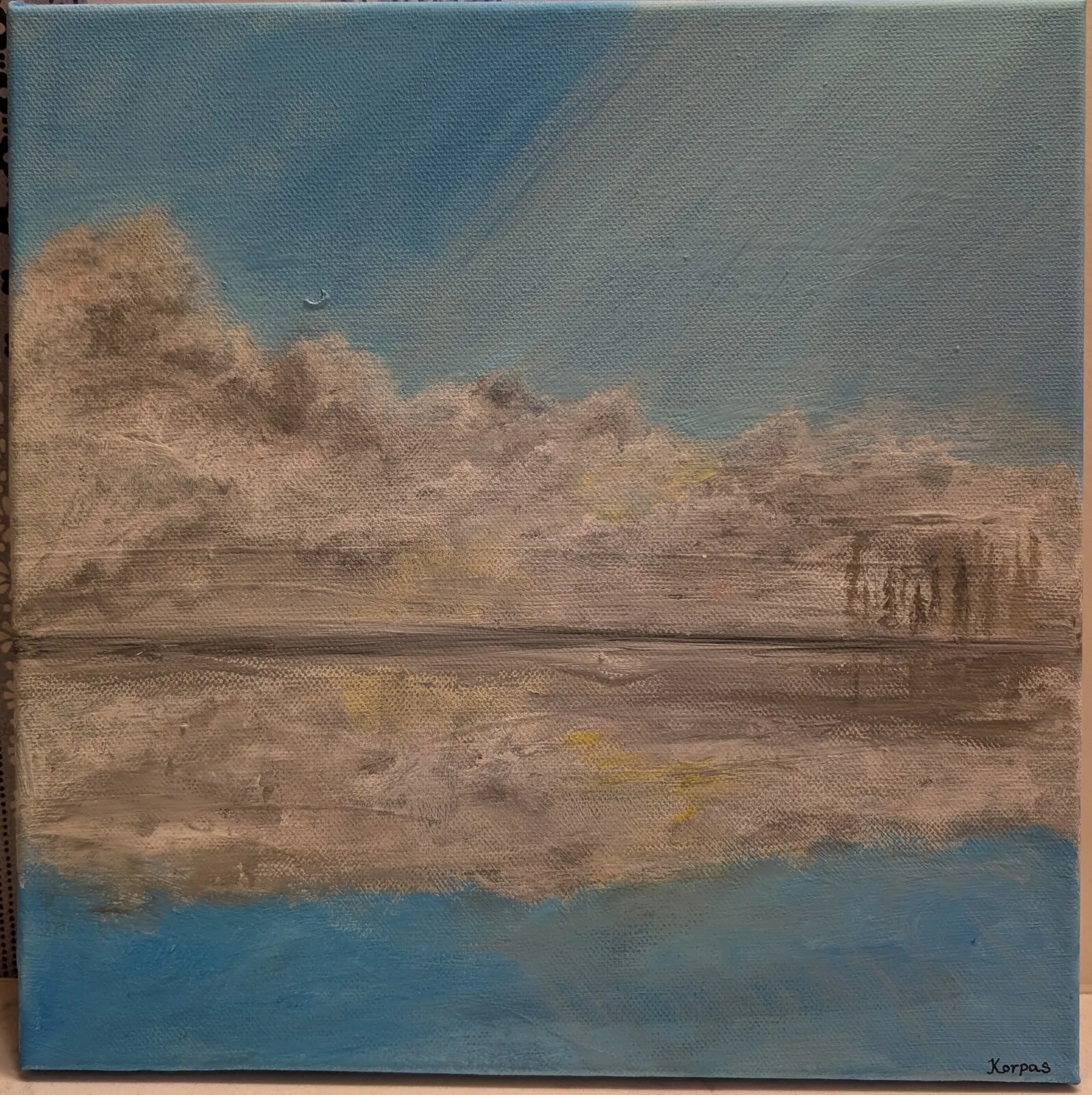 Akrylmålning A cover up av Elin Korpas