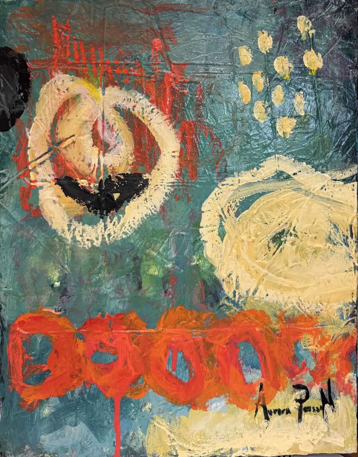 Akrylmålning av Aurora Persson