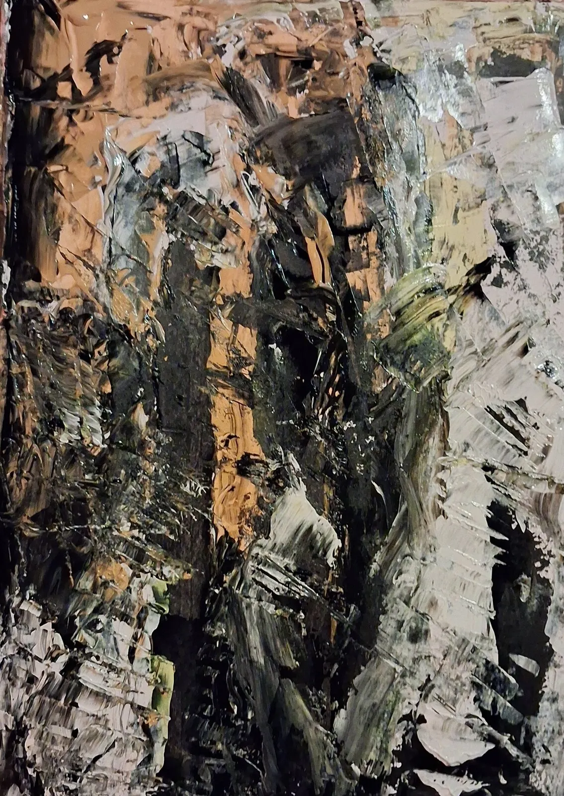 Akrylmålning Smoky av Stefan/Stiopa Thörnsten