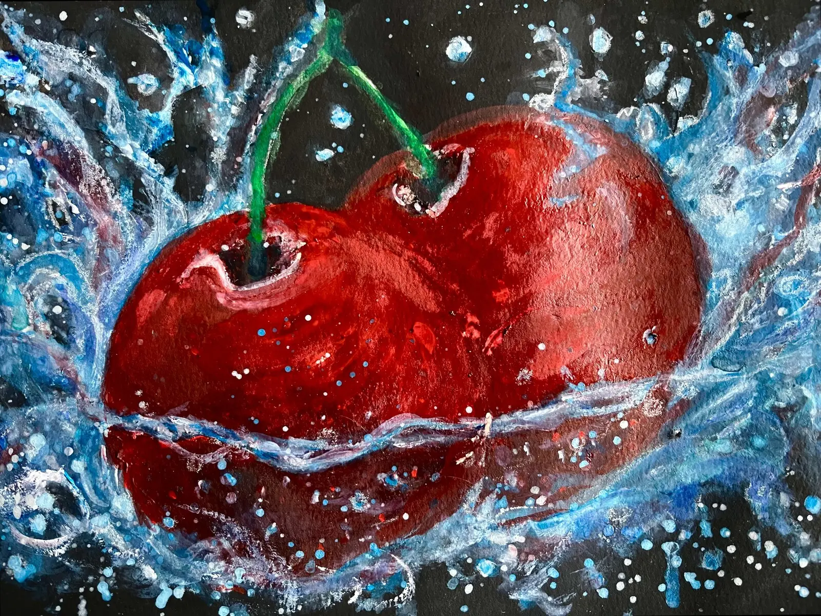 Akvarell Splash av Gunilla Palusa