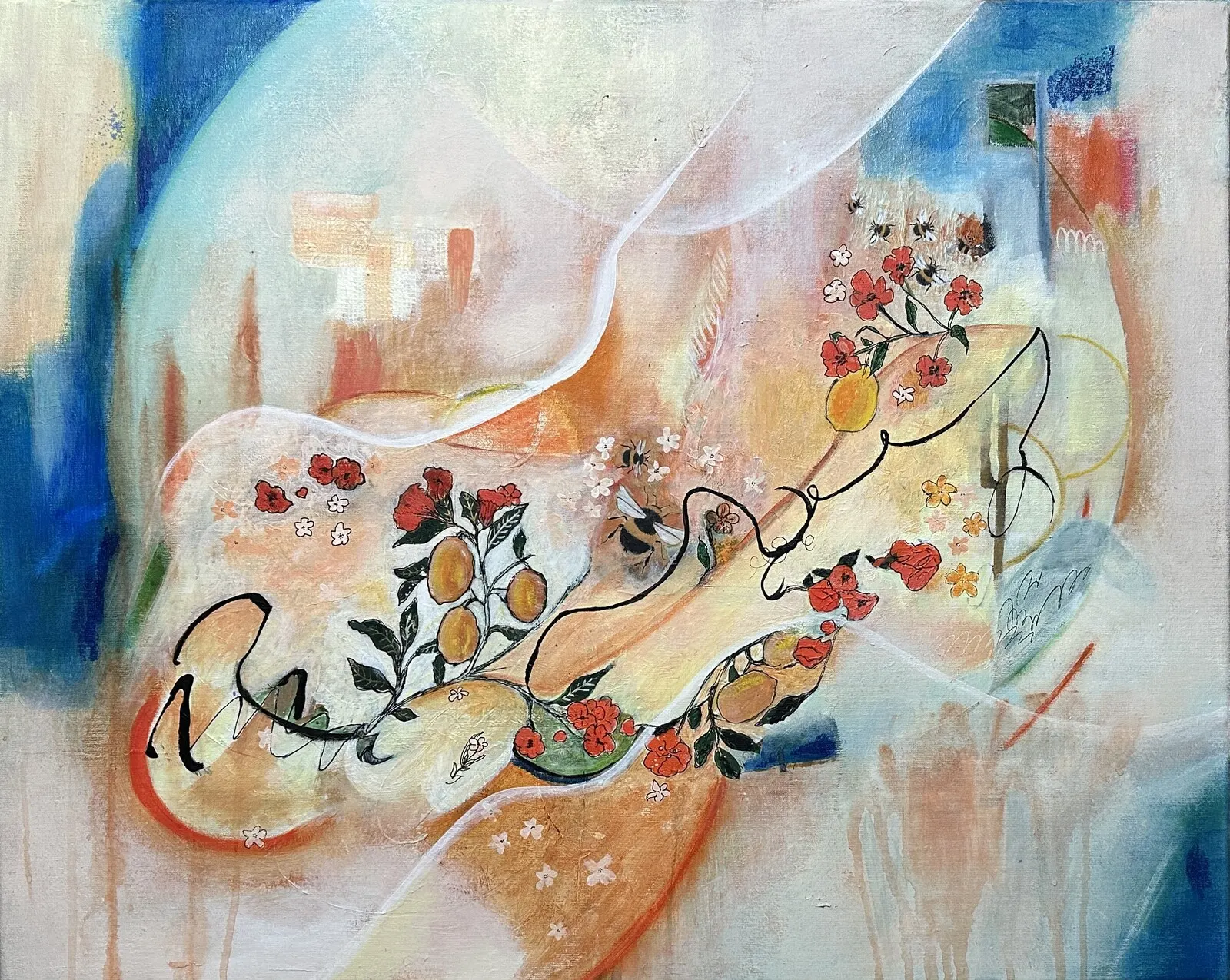 Lemons and Bees av Jeanette Ringwall