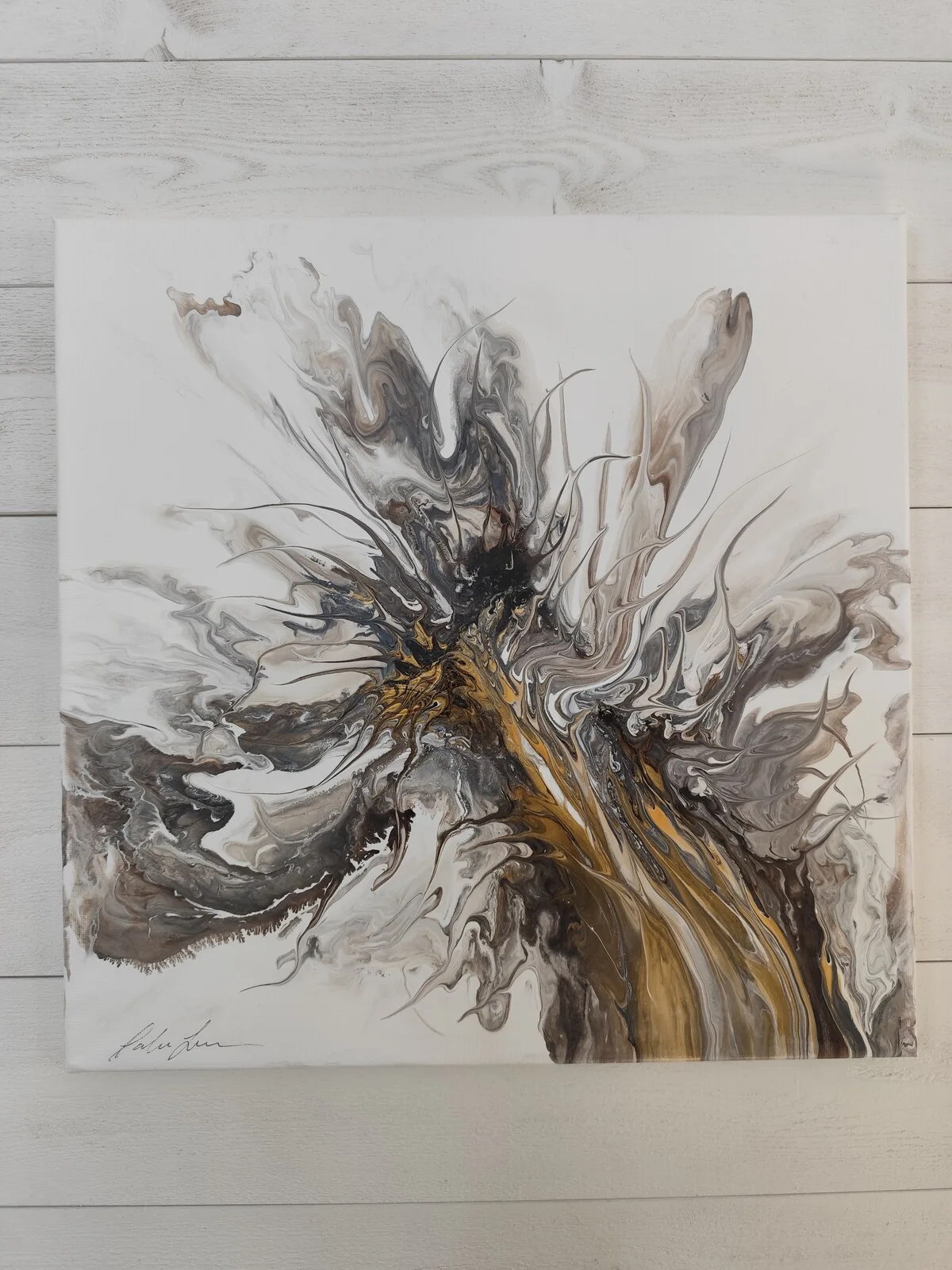 Akrylmålning Öland av Patrik Svensson