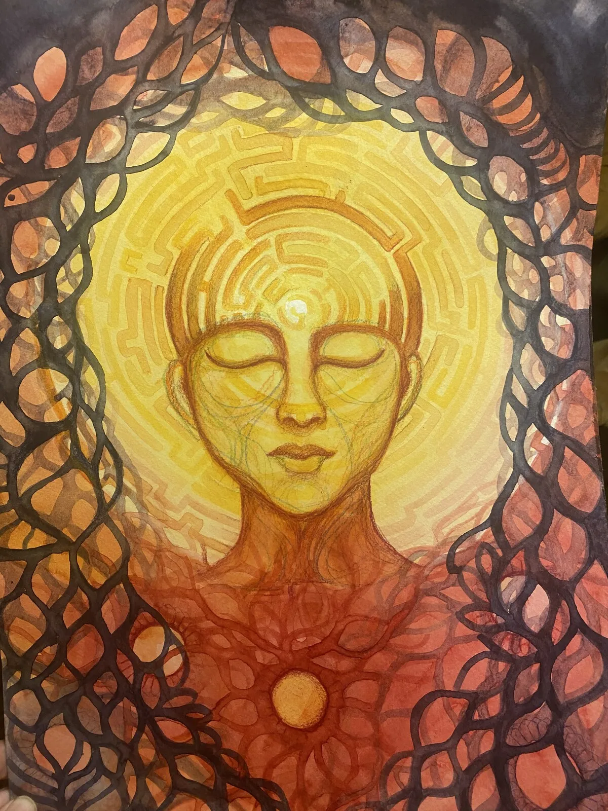 Akvarell Maze av JAG