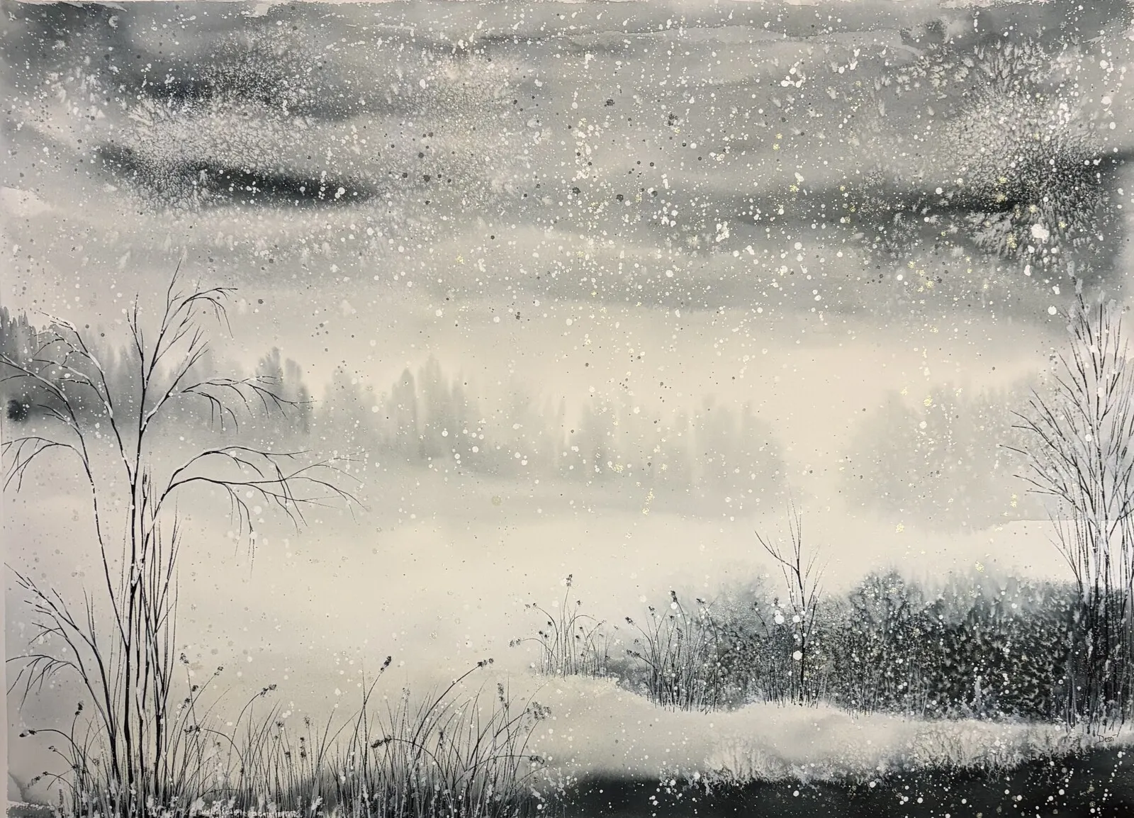 Akvarell av Desirée Rutqvist