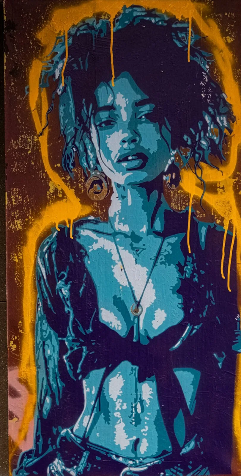 Akrylmålning Bad Decisions av Ilias Maniouras