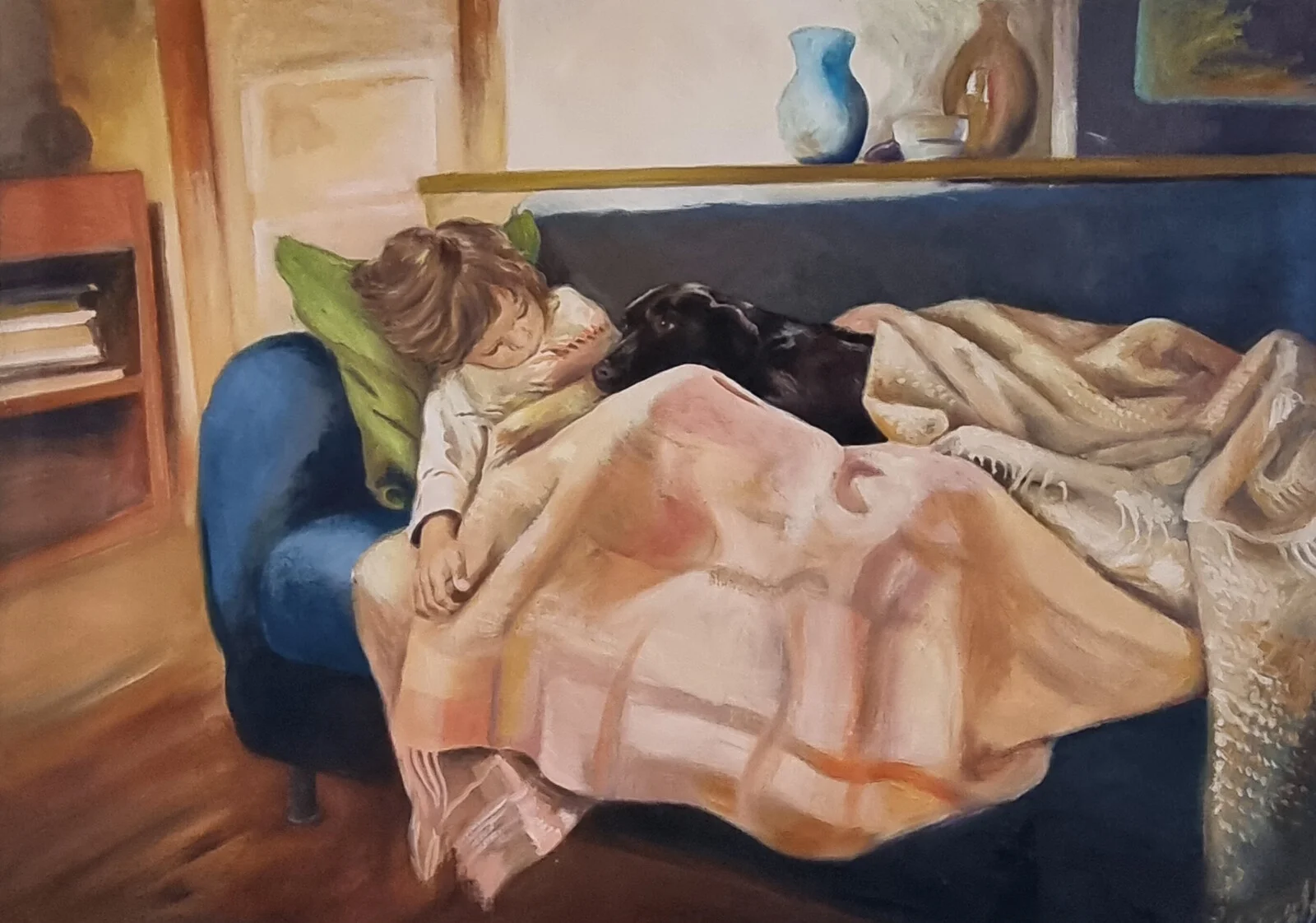 Akrylmålning av Elisabeth Eide