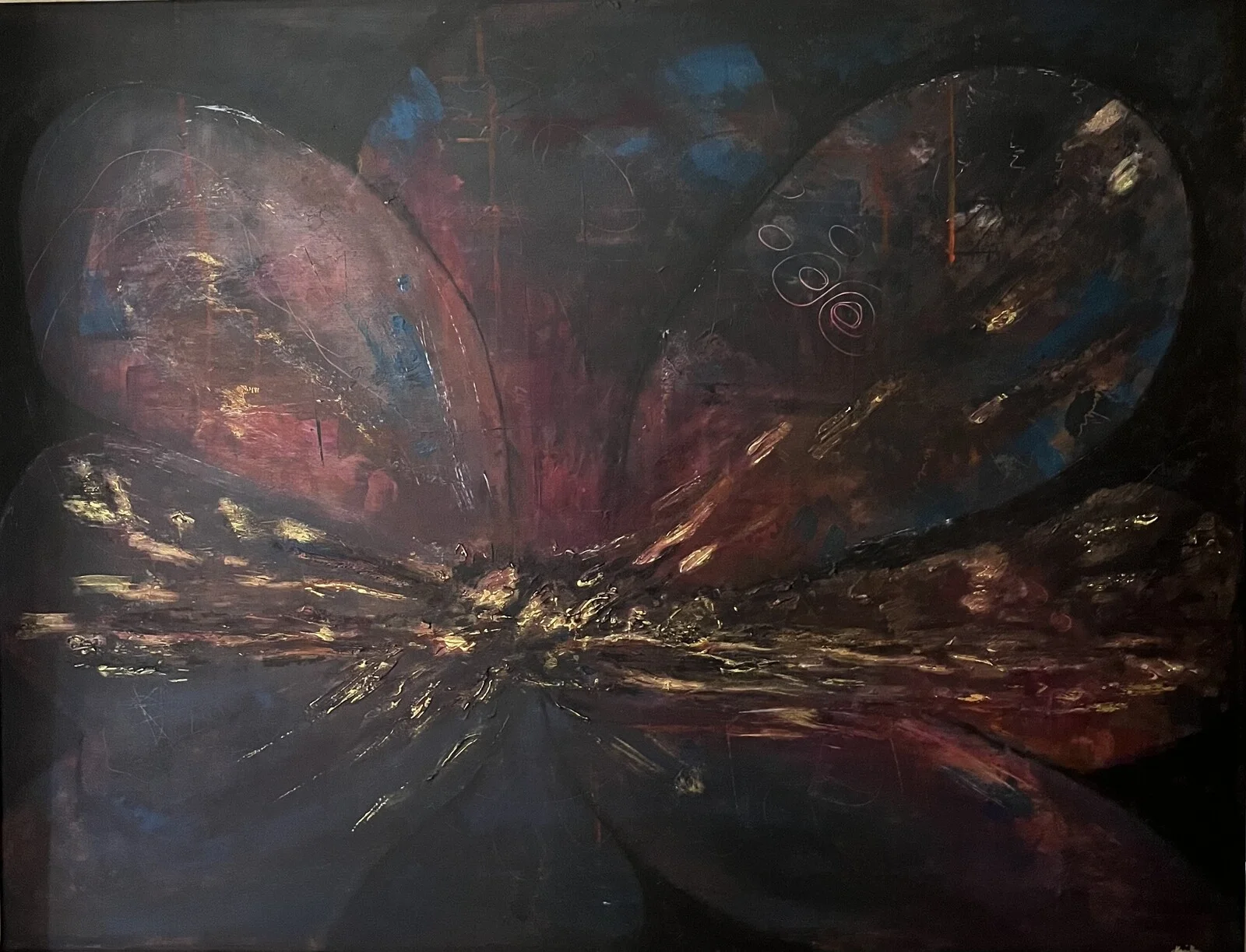 Akrylmålning Brytpunkten av Mariethe Magnehed