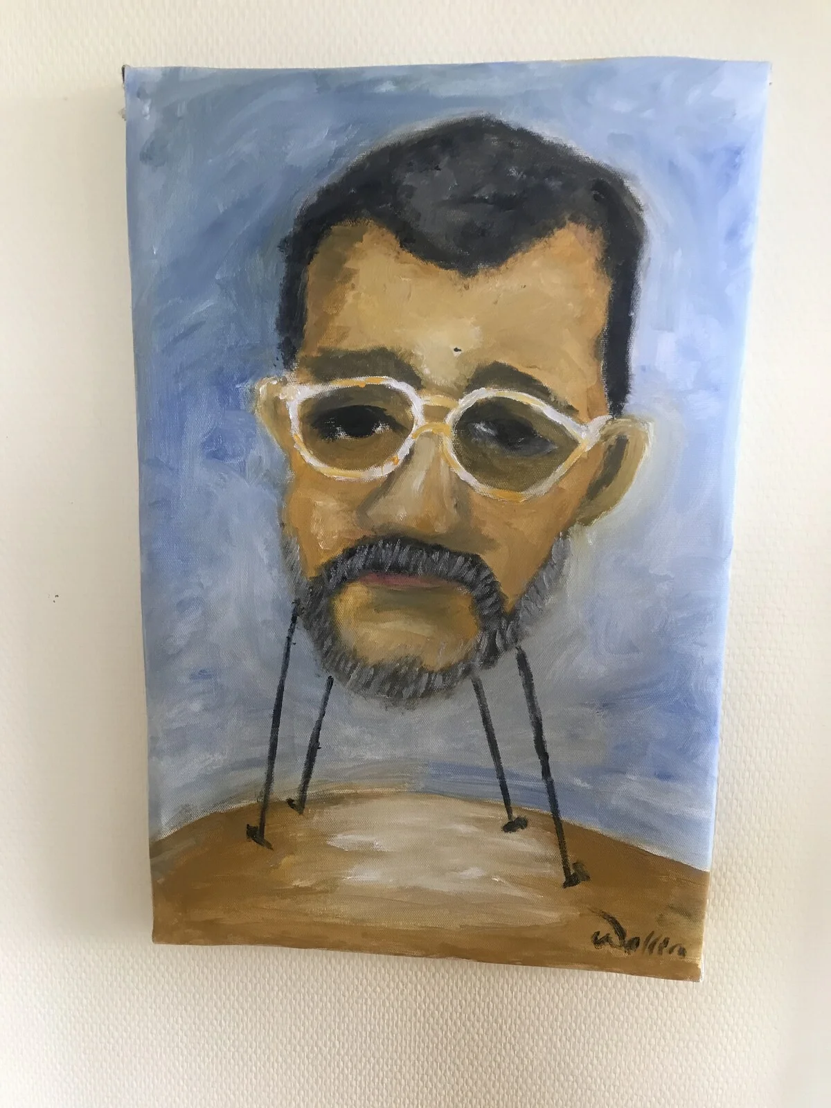 Oljemålning Hans av Håkan Vallin