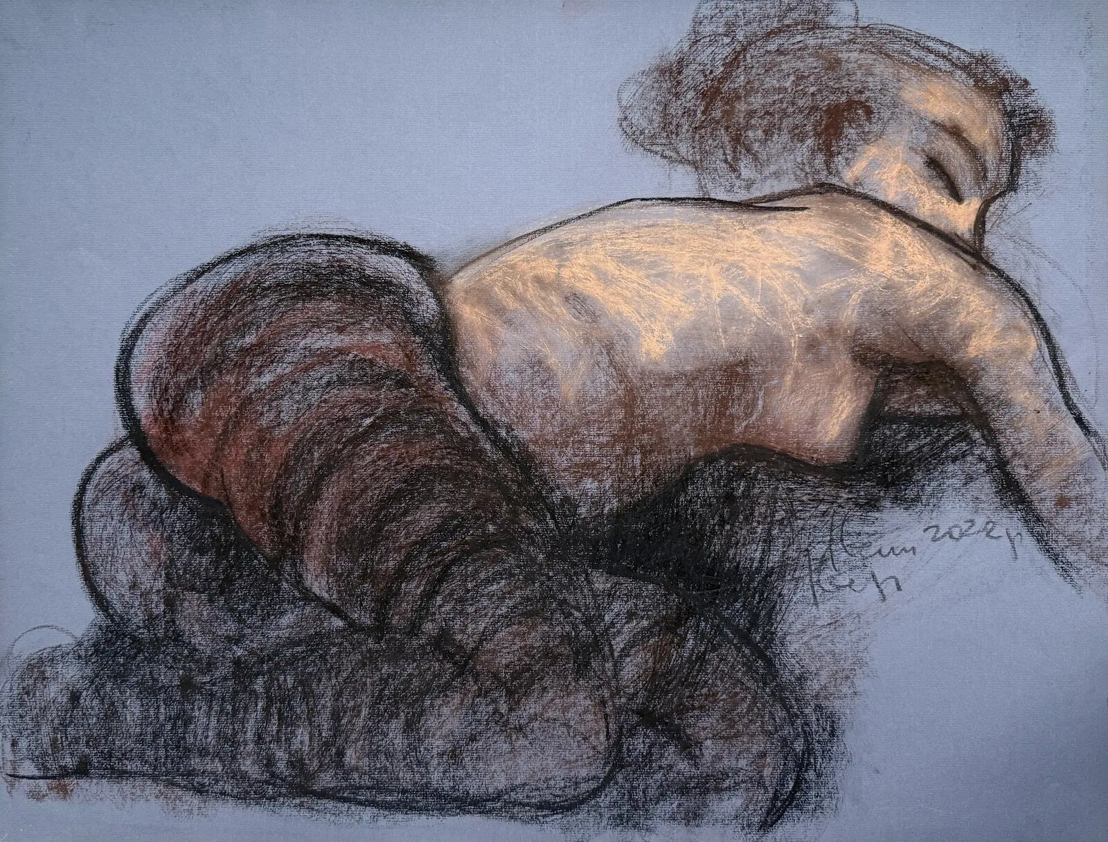 Pastel Nudes XXI av Ivan Tverdun