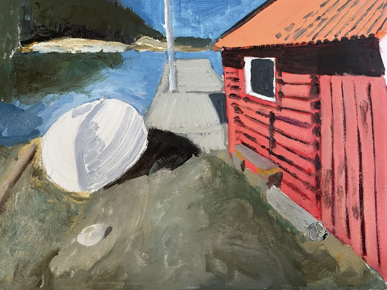 Oljemålning av Peter Lundberg