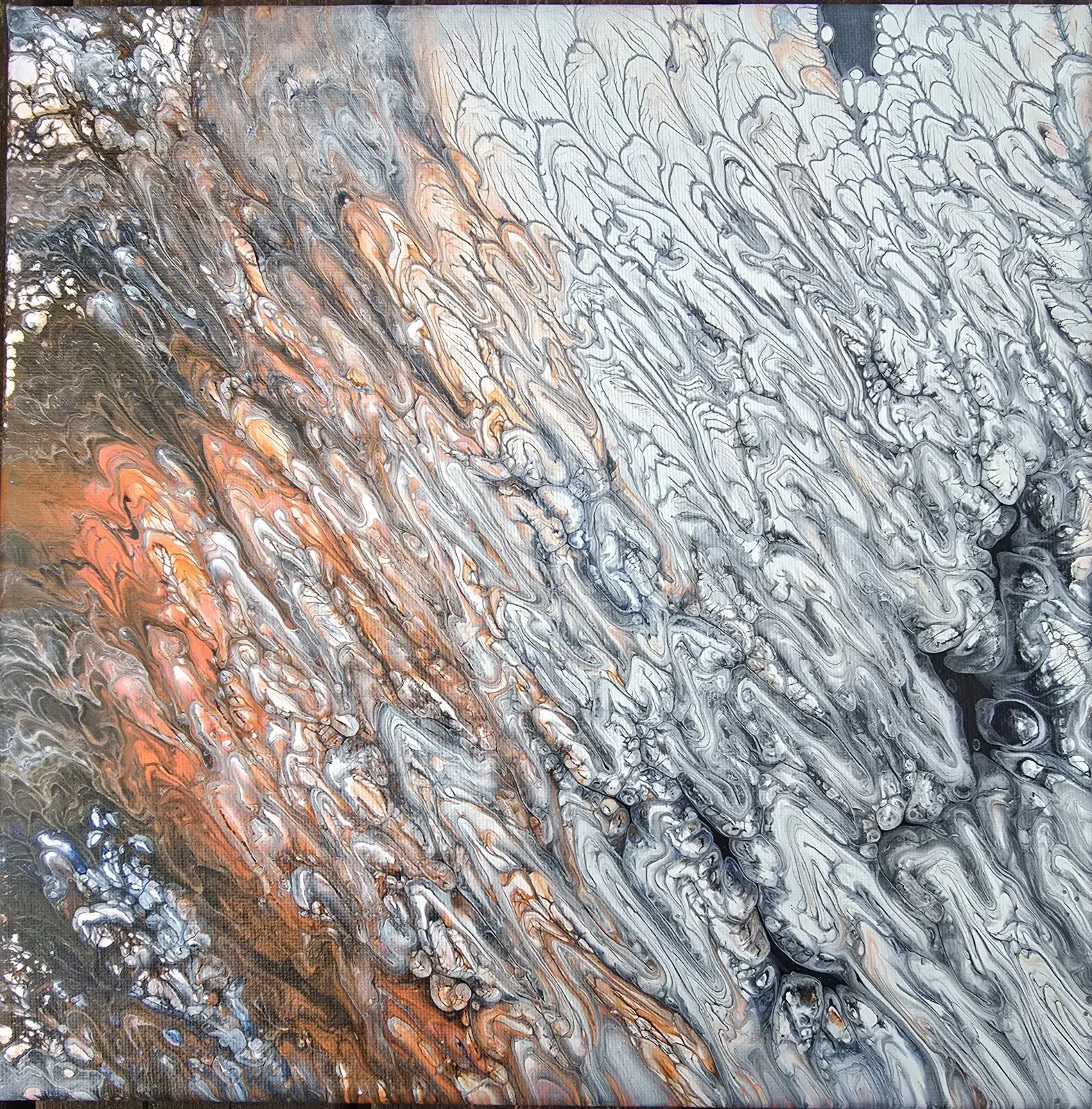 Akrylmålning Emberfall av Marita Westerberg