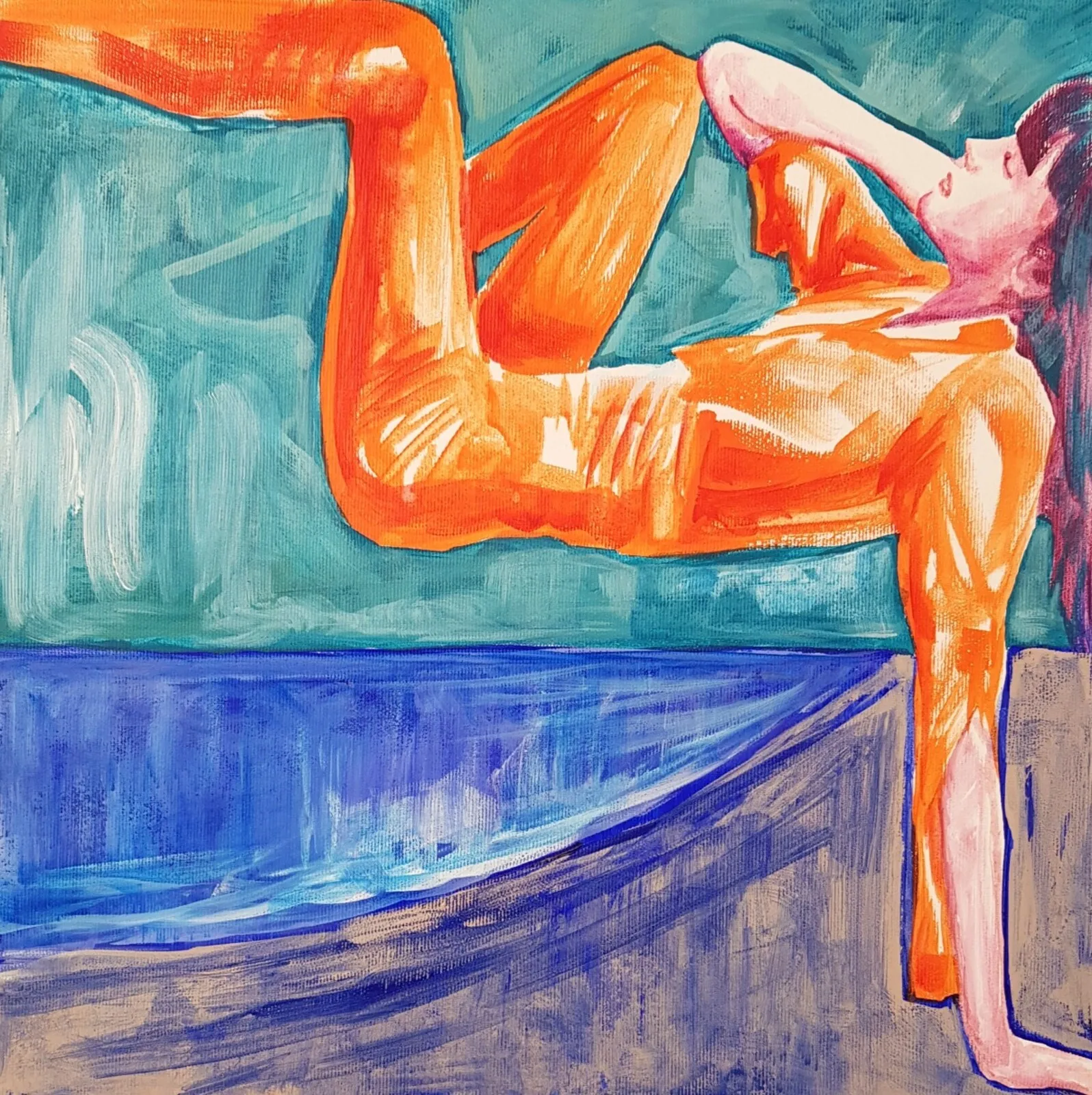 Akrylmålning All of creation av Daniel Vandinja