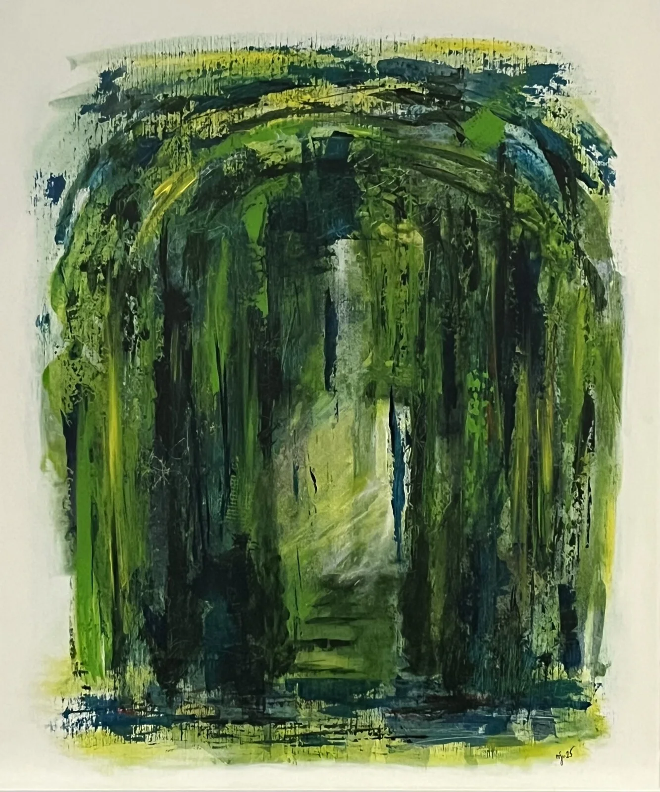 Akrylmålning The entrance av Malin Johnsson