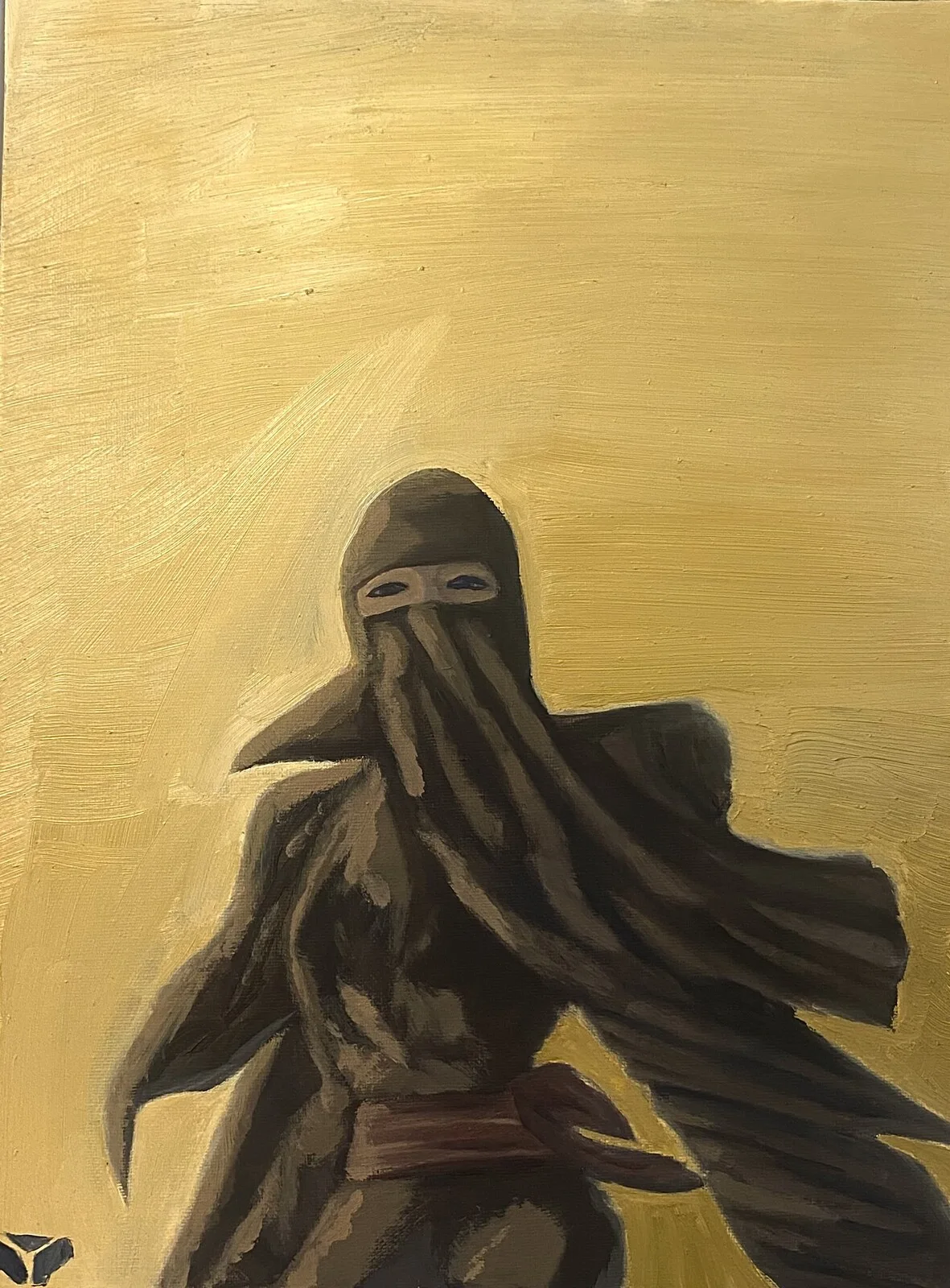 Oljemålning När solen går ner av Meriem Al-hilfy