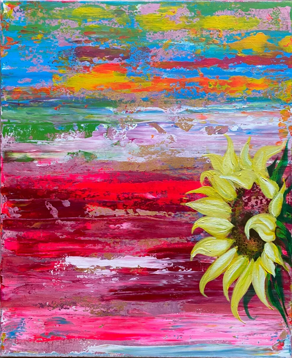 Akrylmålning av Ela Drej