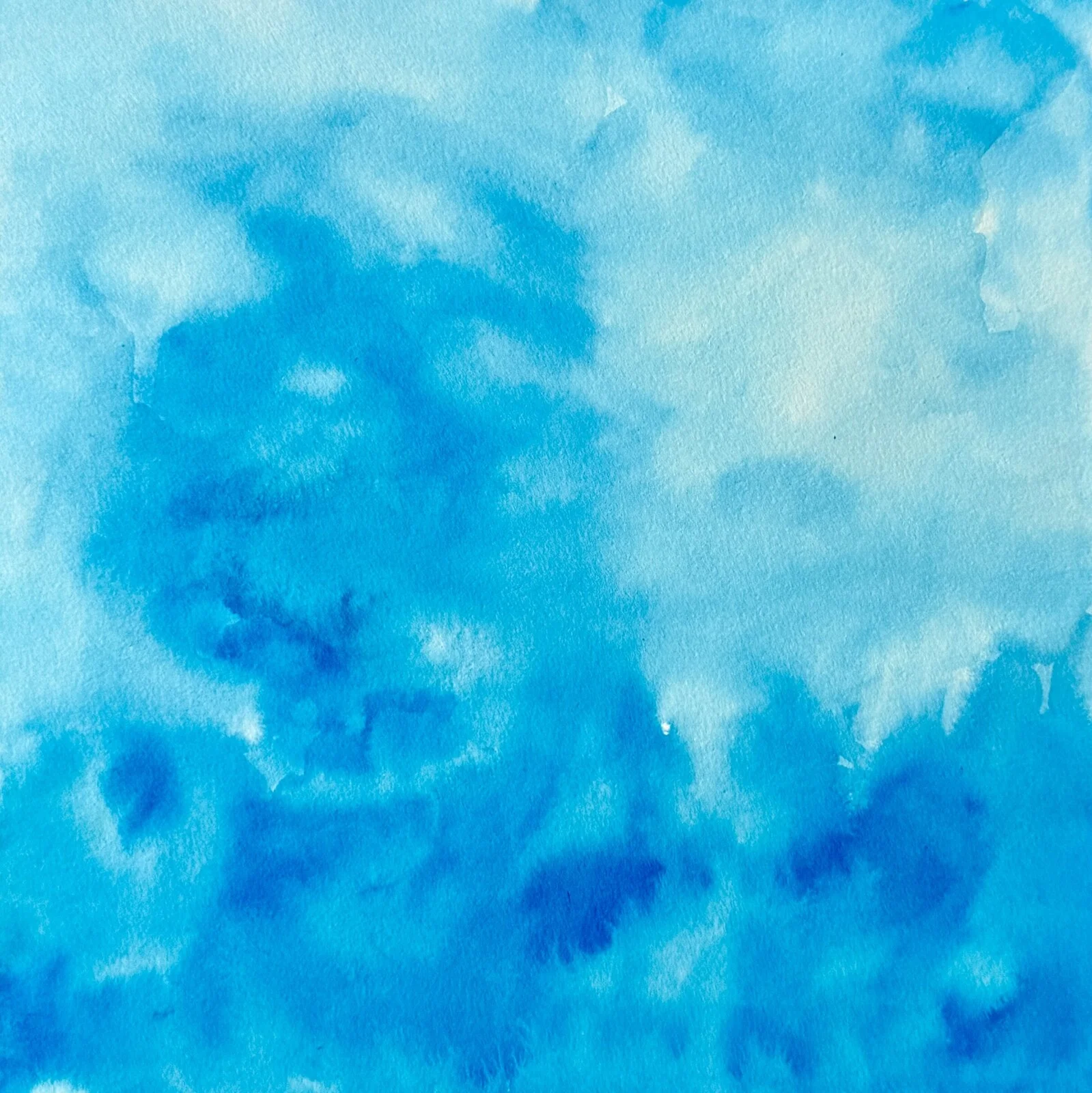 Akvarell Tittar på himlen av Ekaterina Dutkevich