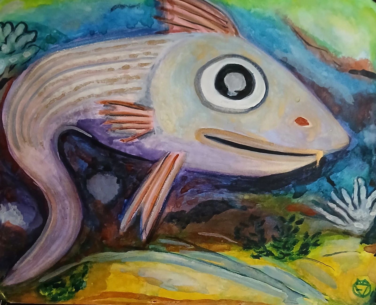 30 ) Deep sea fish. av Victor Finnigan