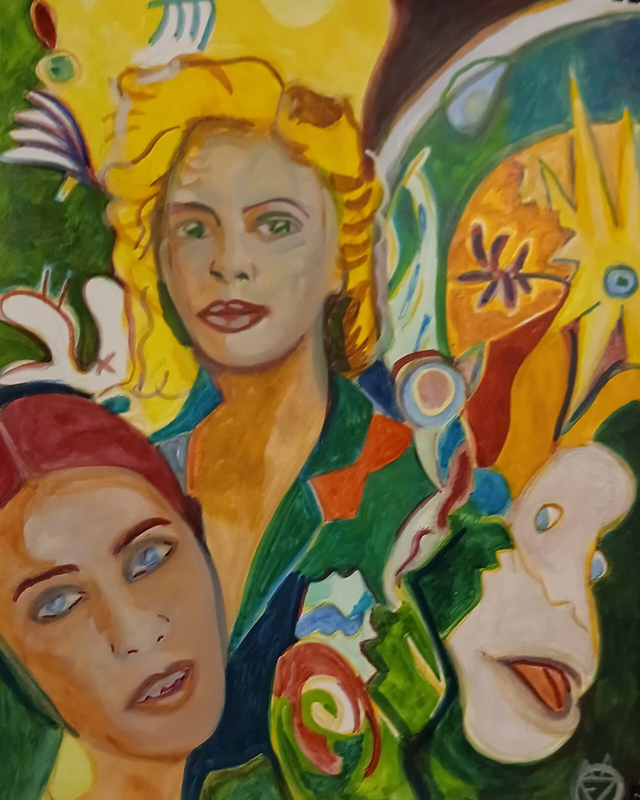 55 ) Charlize Theron, Another Woman and a Deep Sea Fish. av Victor Finnigan