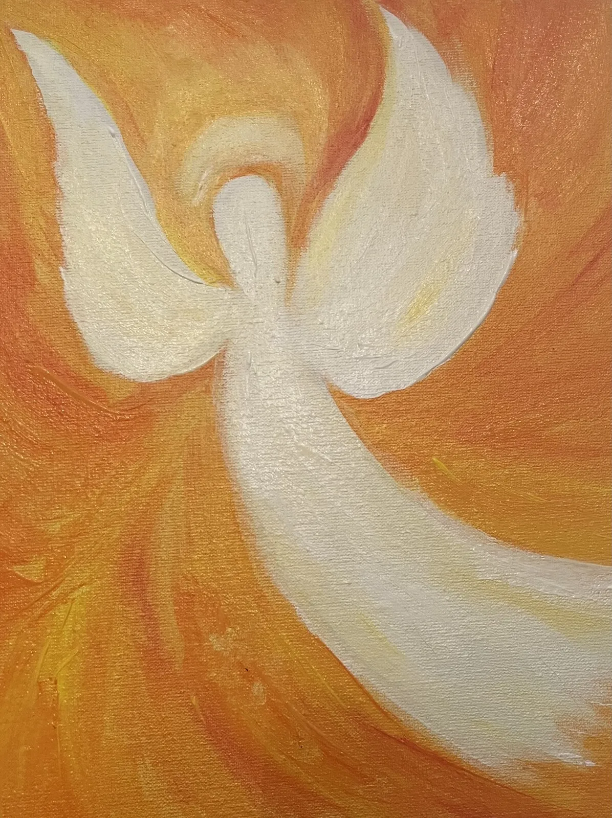 Akrylmålning Angel of Love av Amie Norrman Söderman