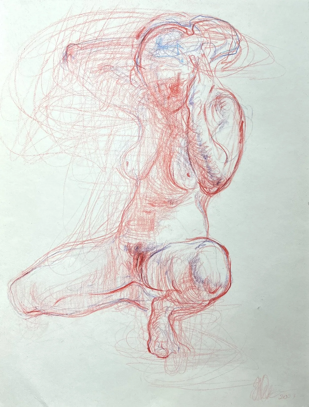 Nude skiss av Yuliia Levytska