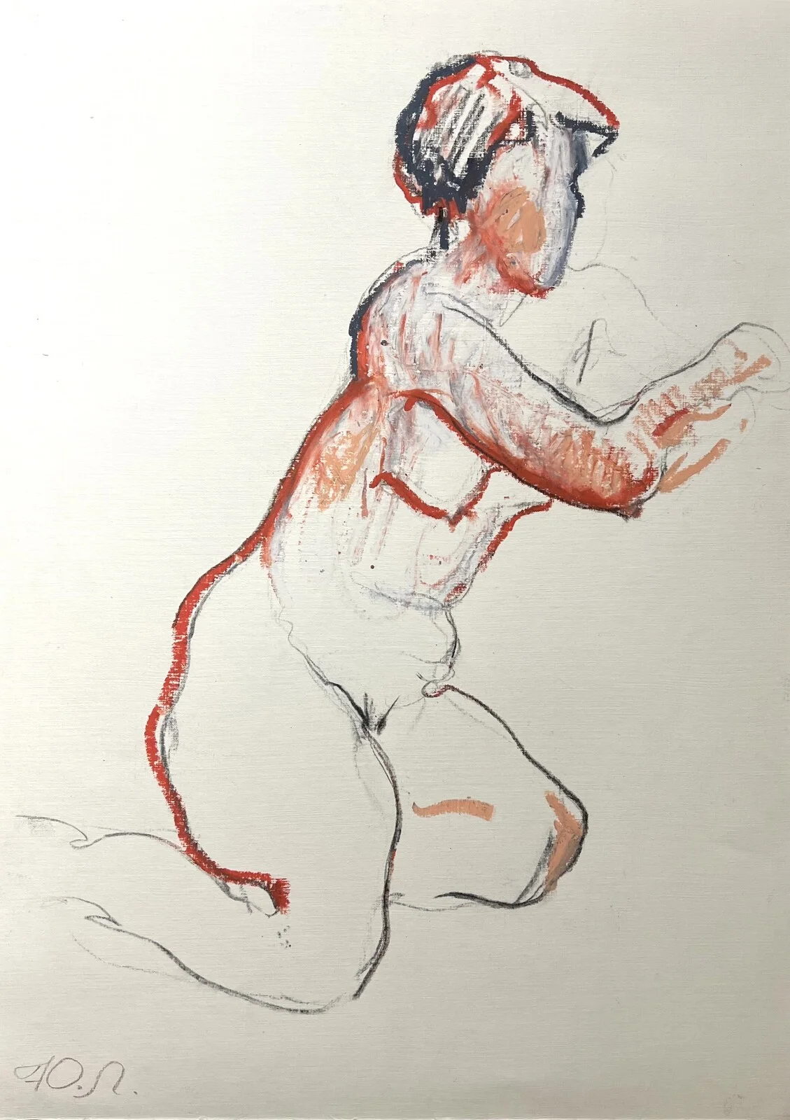 Nude sketch av Yuliia Levytska