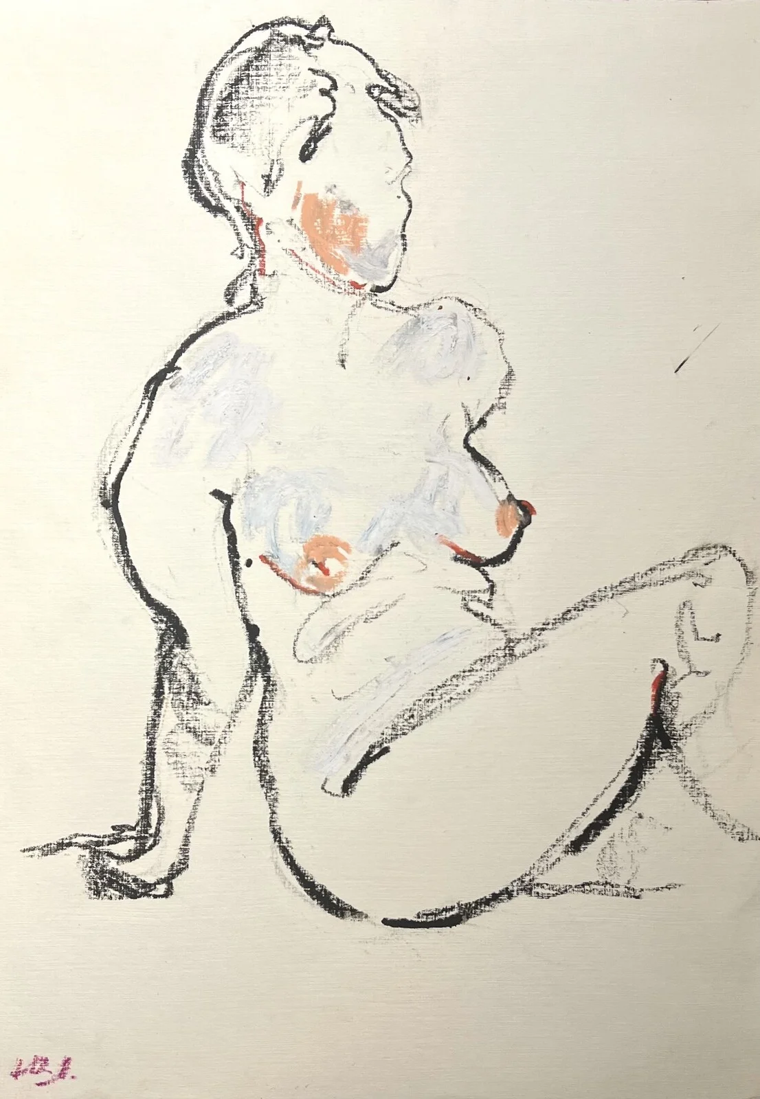 Nude sketch av Yuliia Levytska
