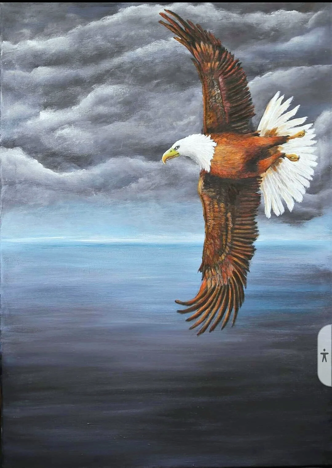 Akrylmålning Power av Maria Borgring ( Fd Lindberg)