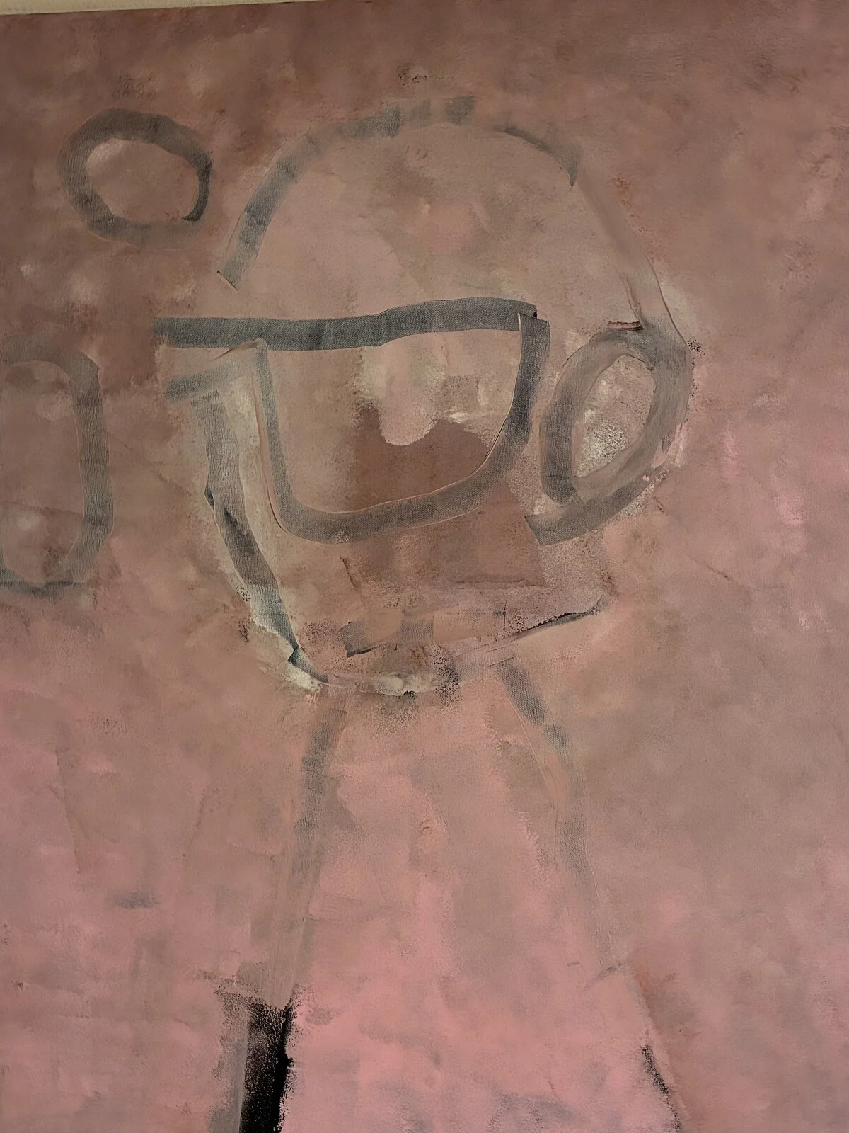 Akrylmålning Lite blyg av Marianne Björn