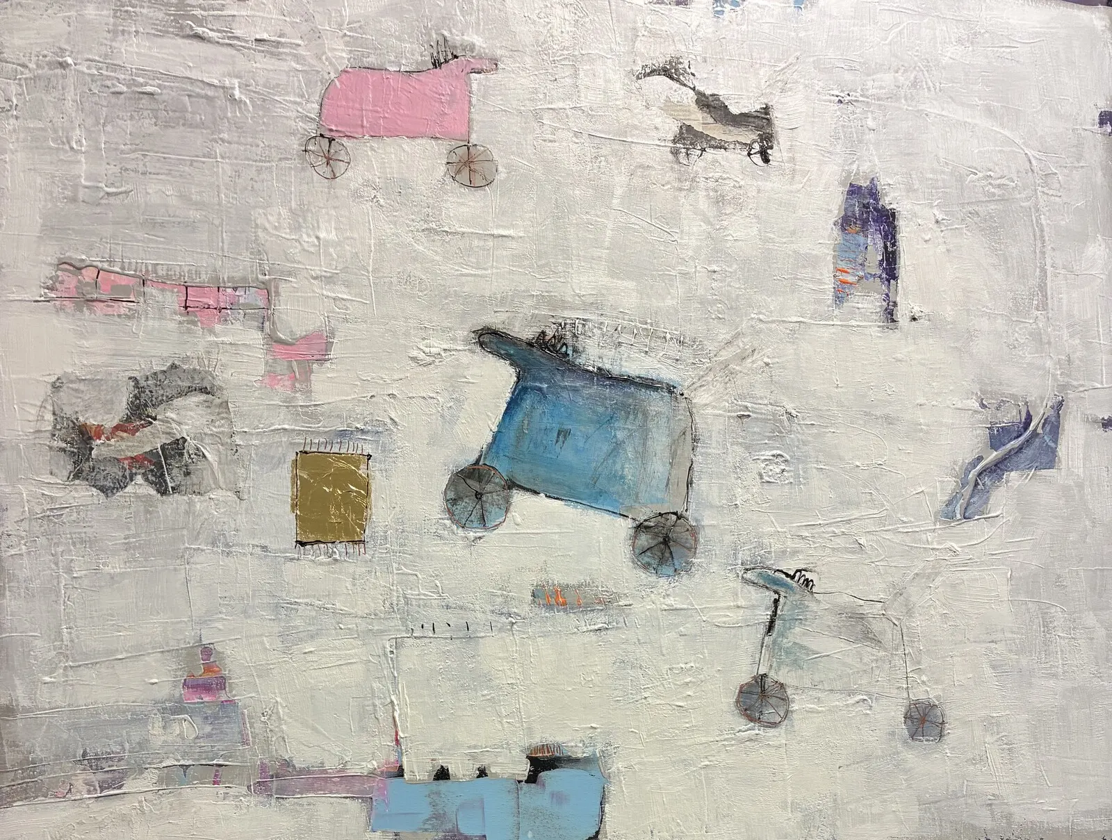 Akrylmålning Drömmar av Marianne Björn