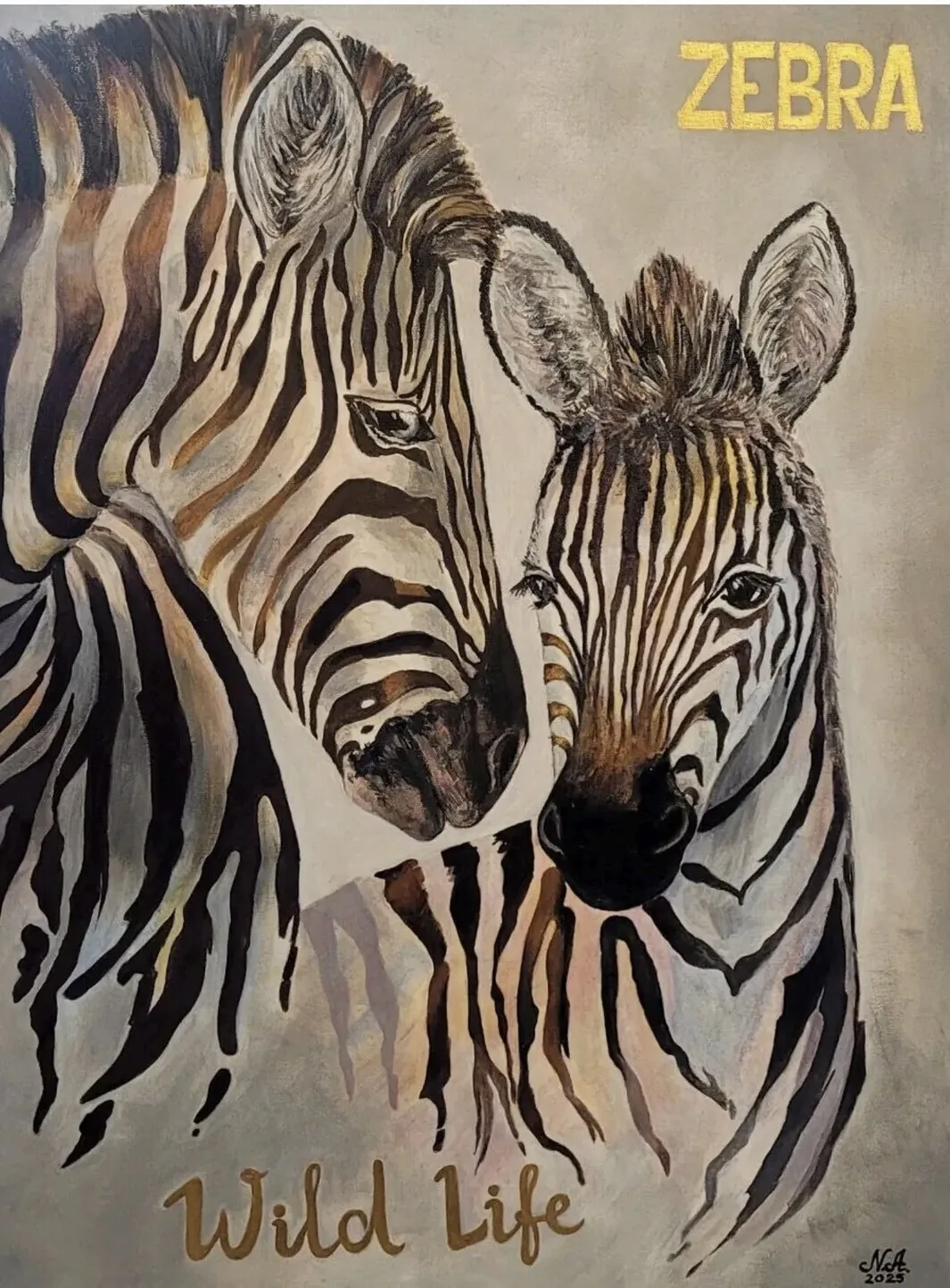 Akrylmålning av Natalia Apostolova