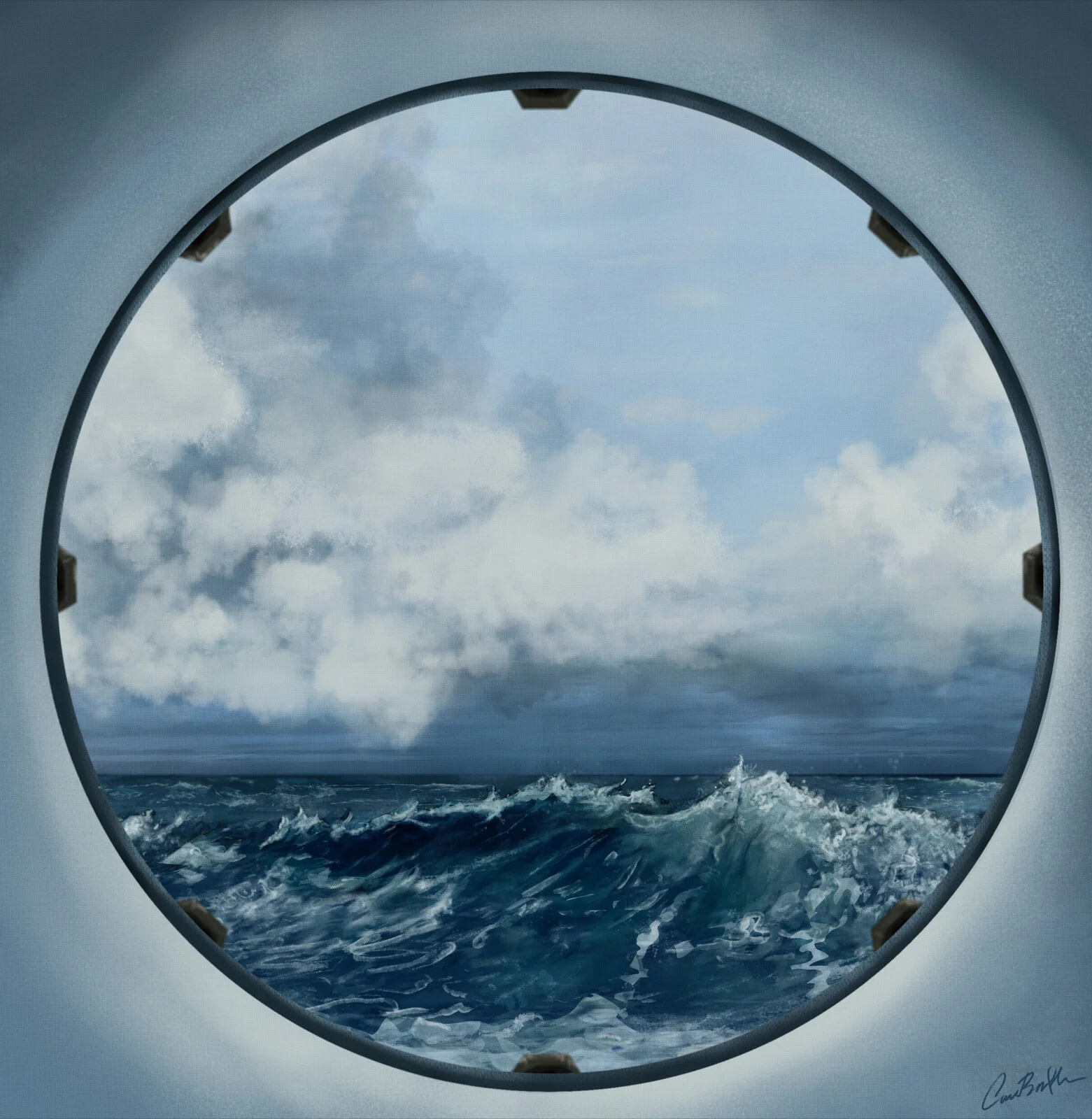 Hav från Hytt av Carl Birath