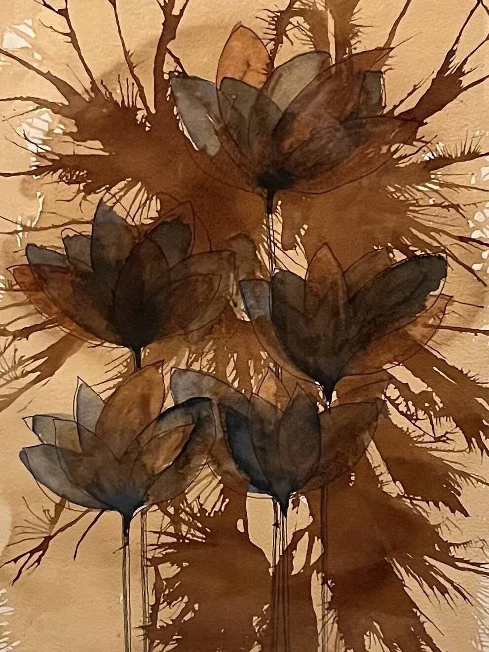 Akvarell Kaffeblomma av Rune Gabrielsson