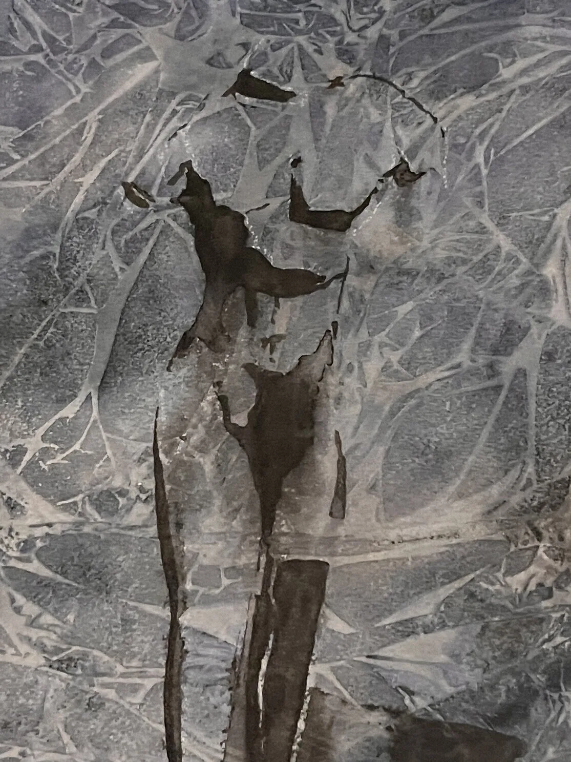 Akvarell Statyn av Rune Gabrielsson