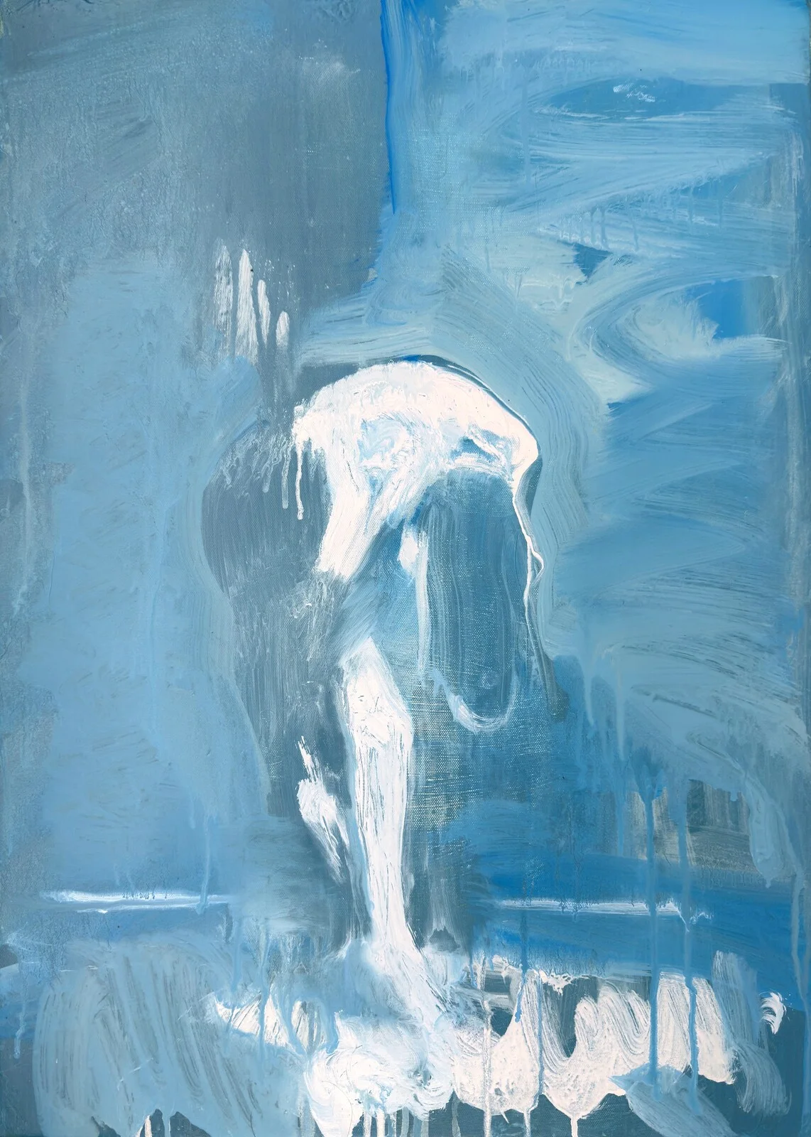 Akrylmålning Bathing in Darkness av Zakhar Shevchuk