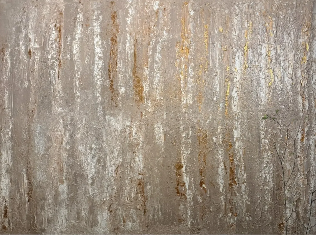 Akrylmålning Silent wall av Monia Nekach